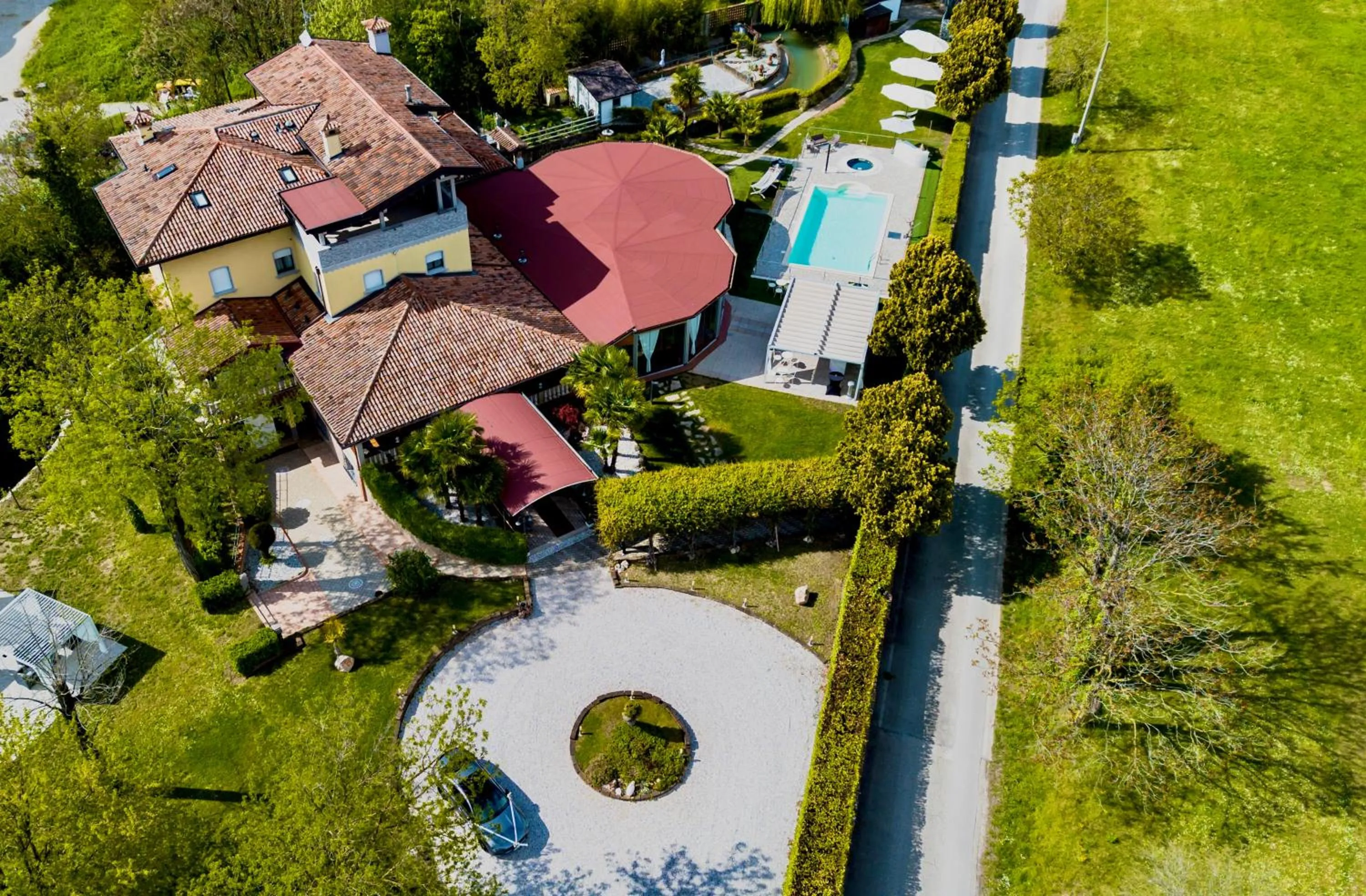 Property building in Villa Riviera Hotel Udine