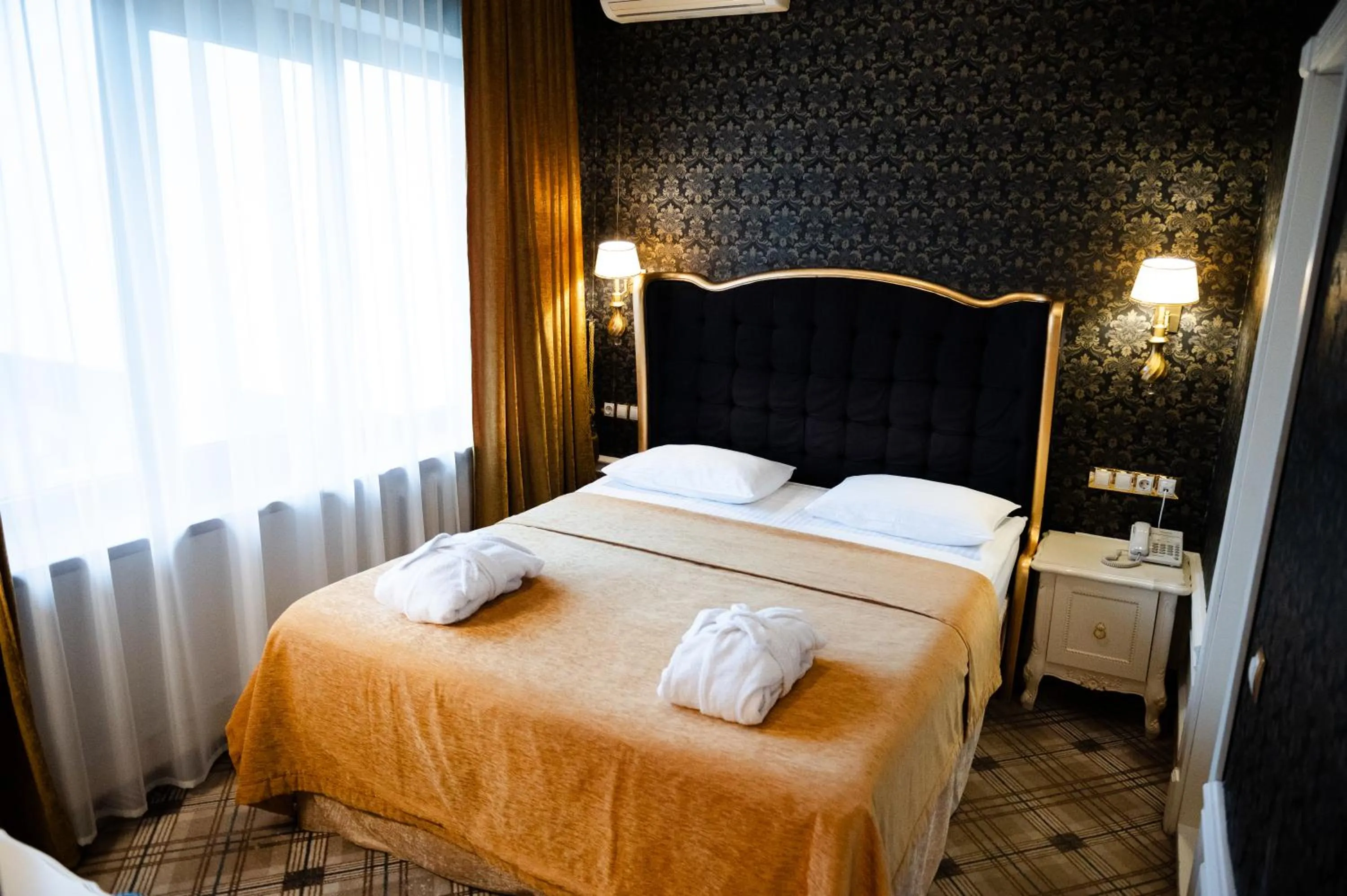 Bed in Olympic Hotel