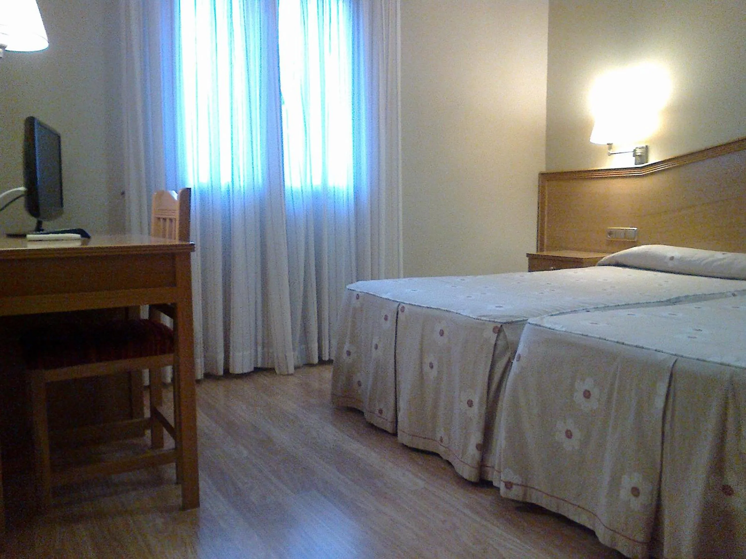 Decorative detail, Bed in Hotel Anabel Baza