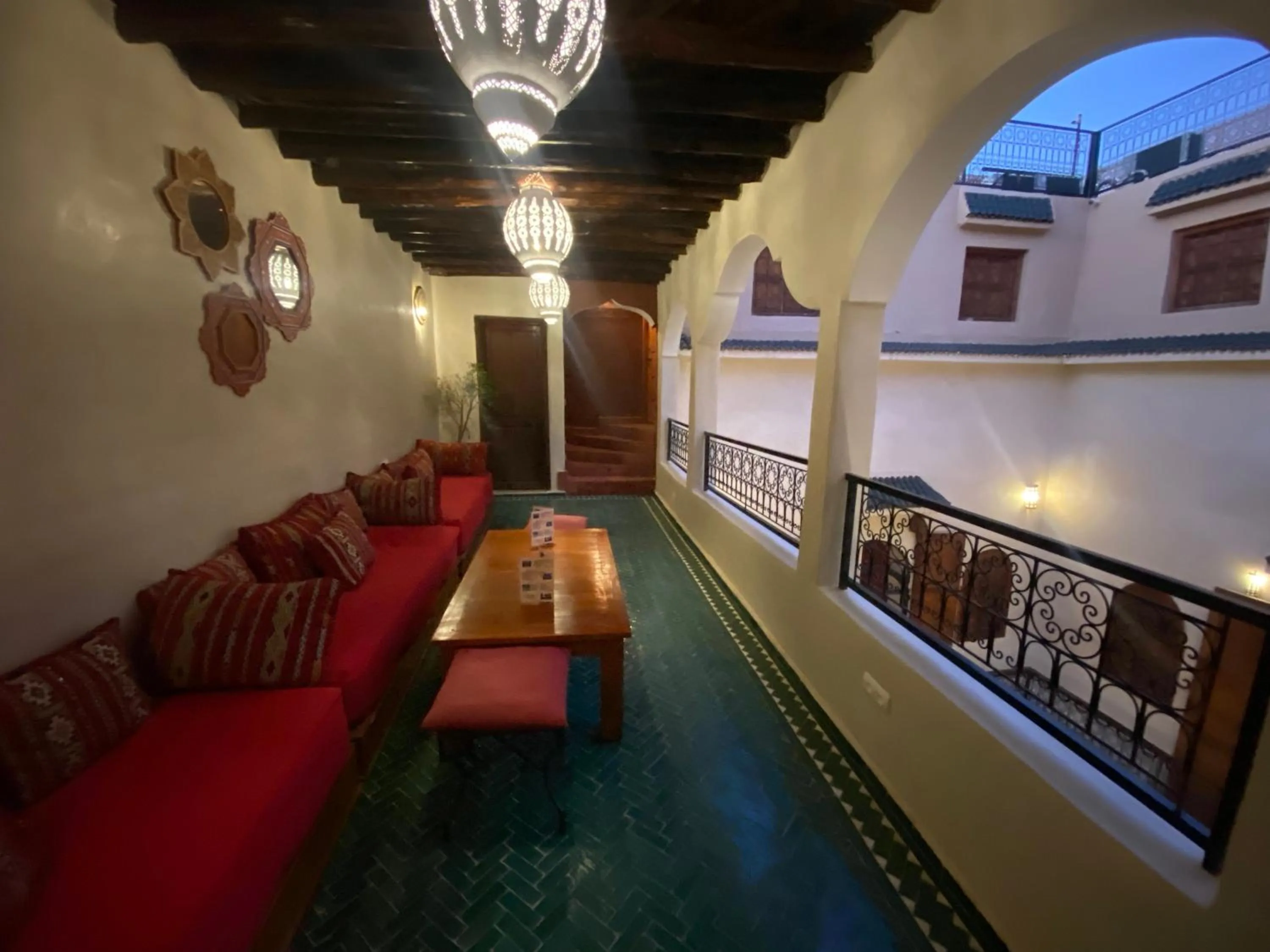 Living room in Riad Prada