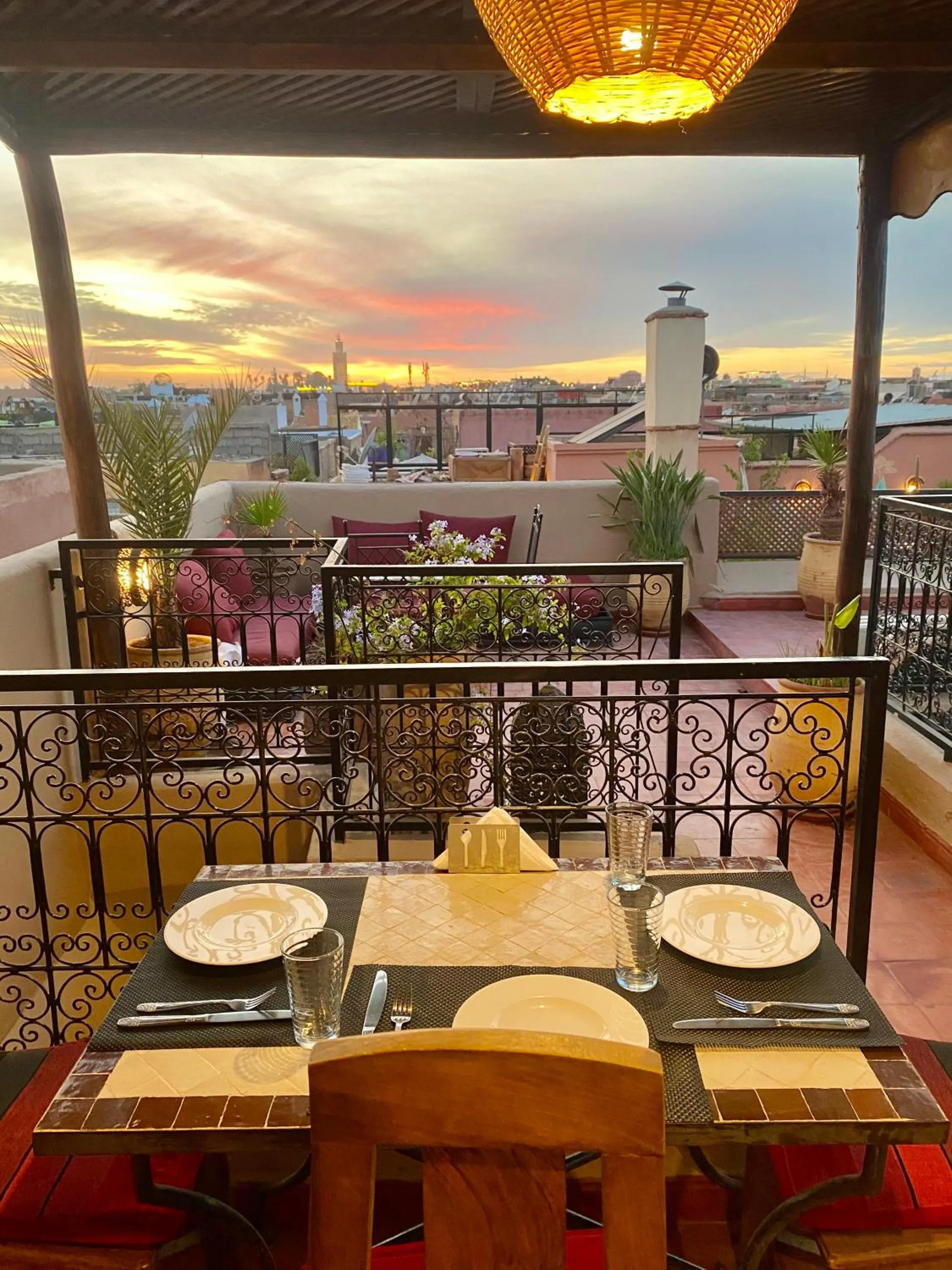 Natural landscape in Riad Prada