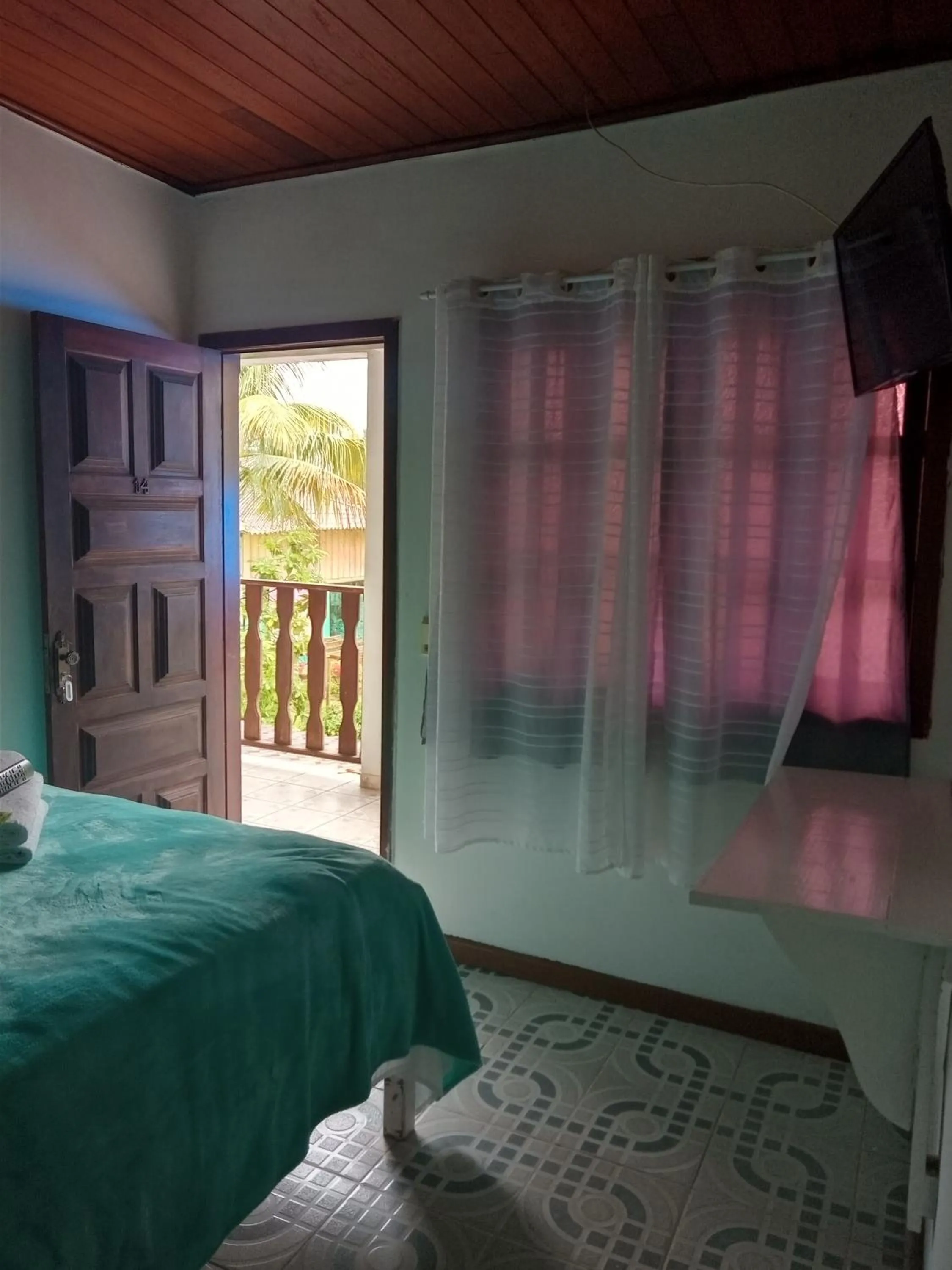 Bedroom, Bed in Alfa Mar Pousada
