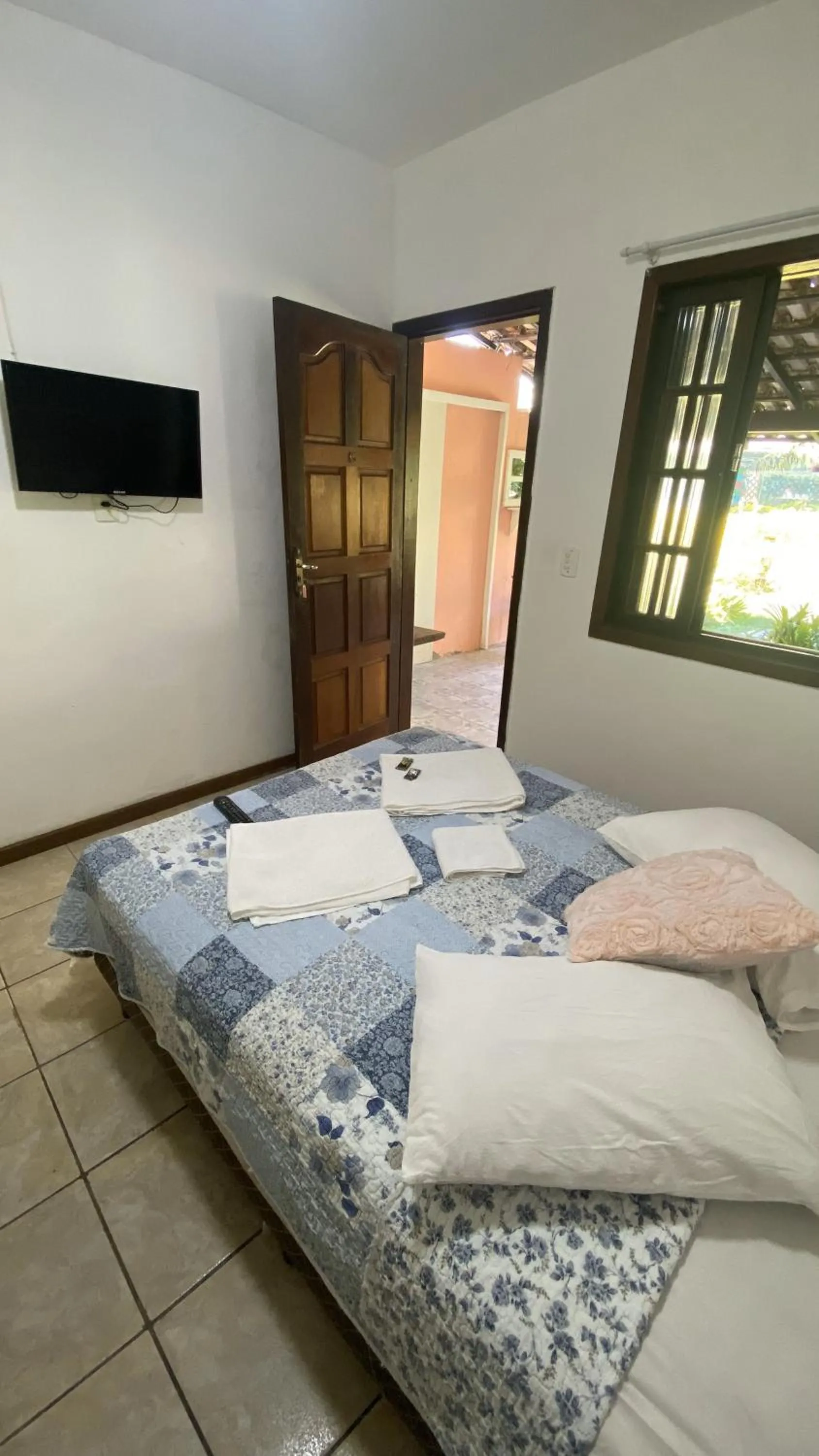 Bed in Alfa Mar Pousada