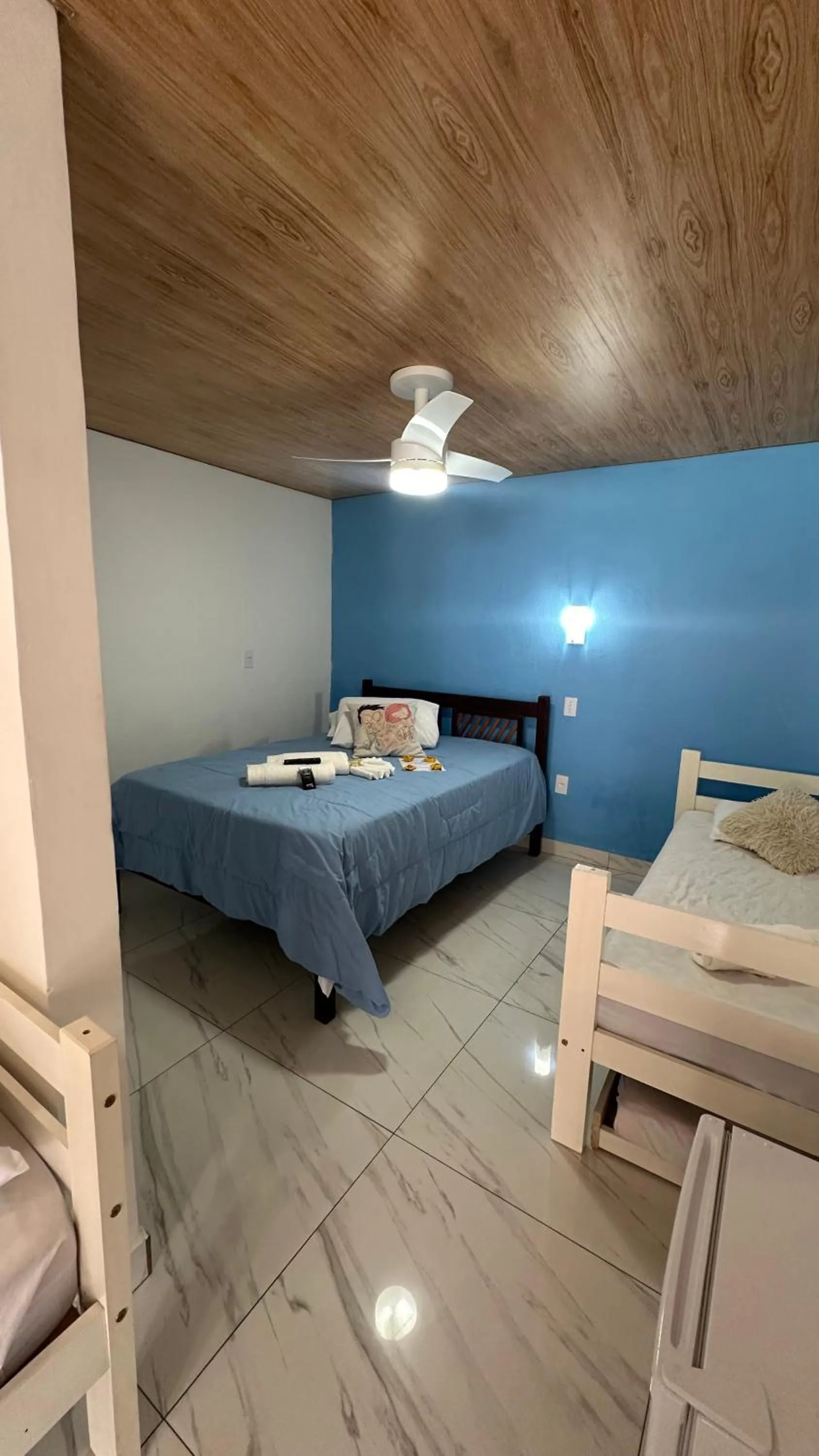 Bed in Alfa Mar Pousada