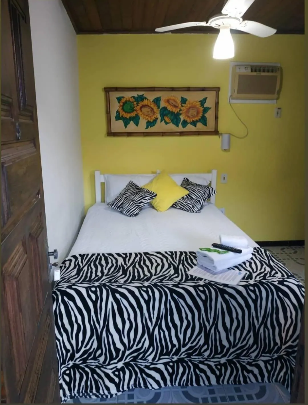 Bedroom, Bed in Alfa Mar Pousada