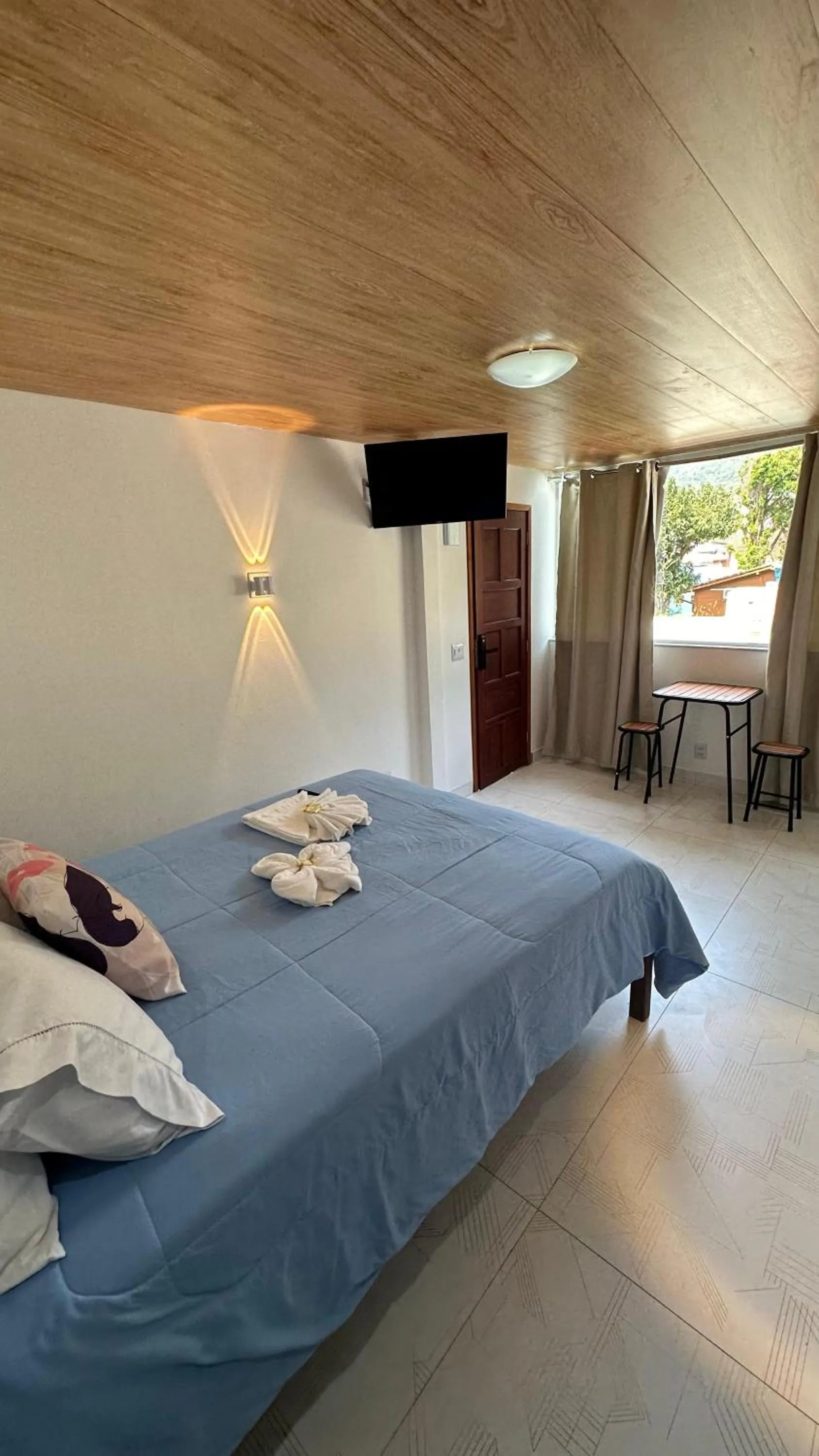 Bed in Alfa Mar Pousada