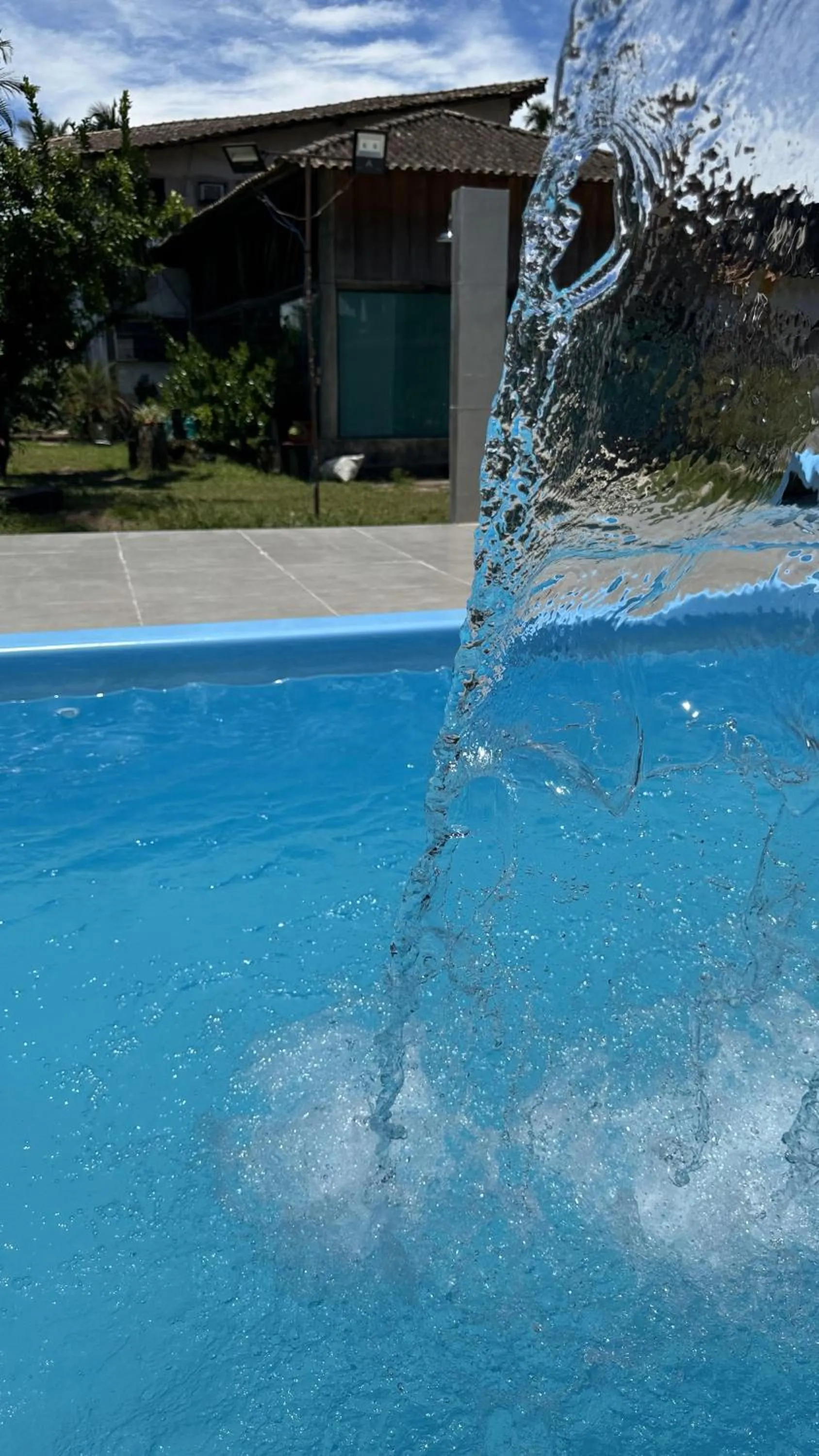 Swimming pool in Alfa Mar Pousada