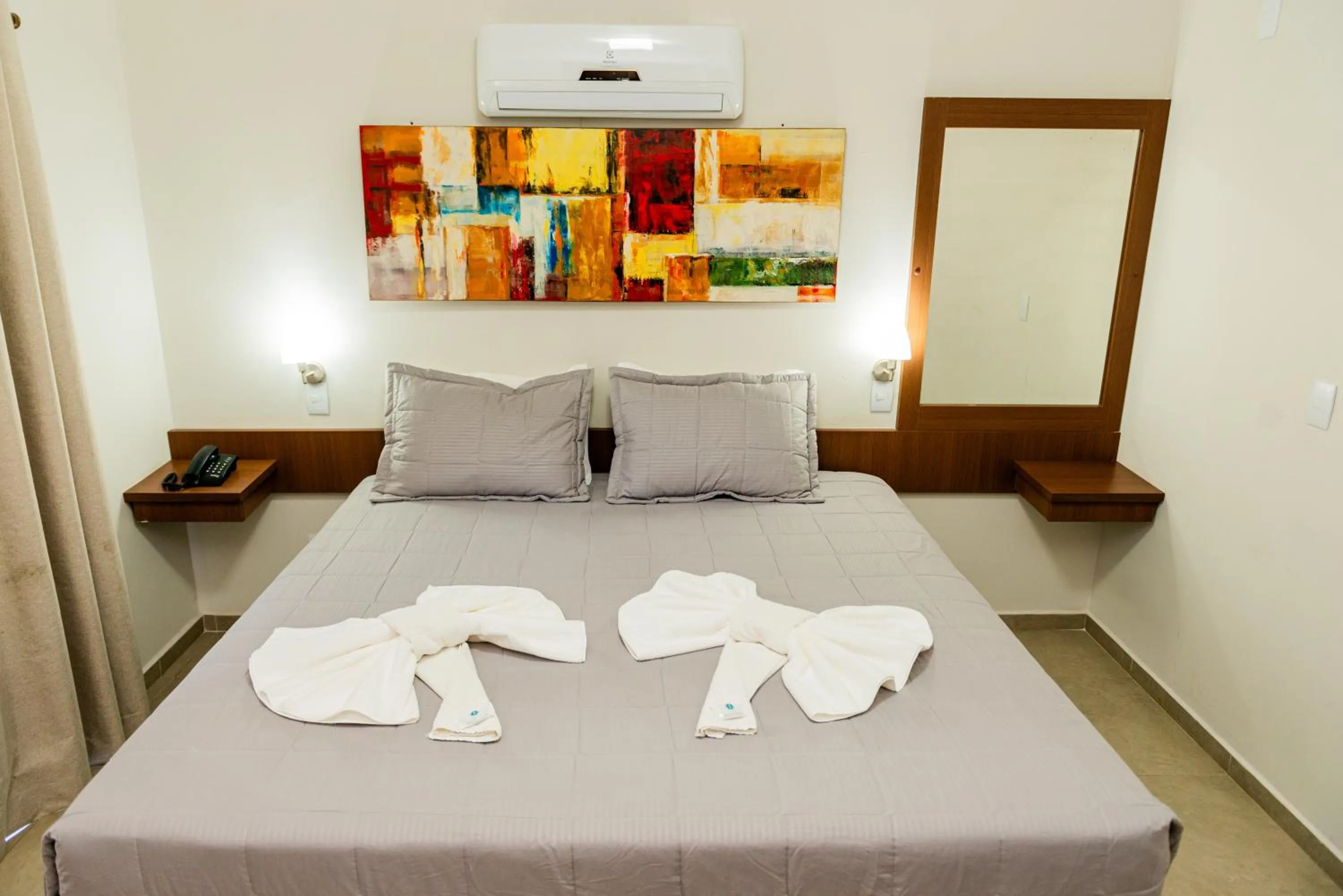 Bed in Hotel Fernandão