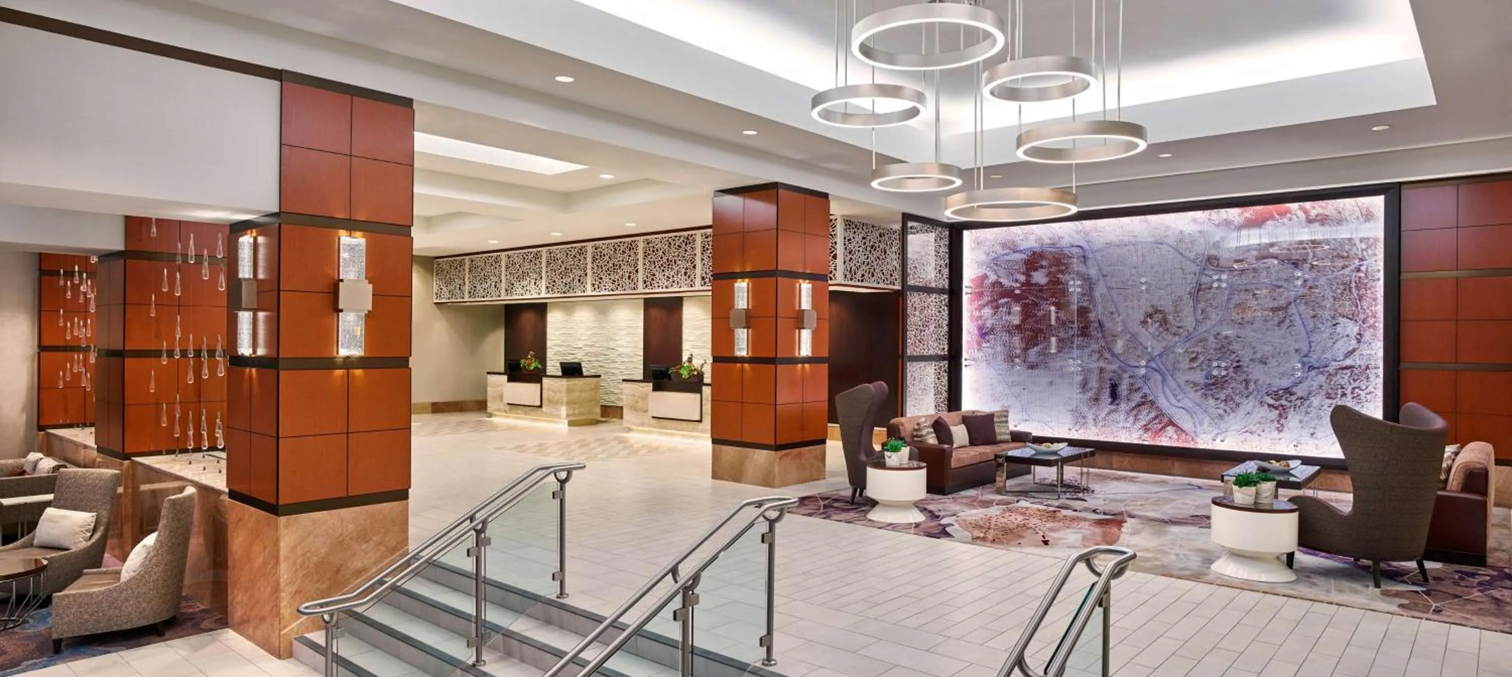 Lobby or reception in Hilton Los Angeles North-Glendale & Executive Meeting Center