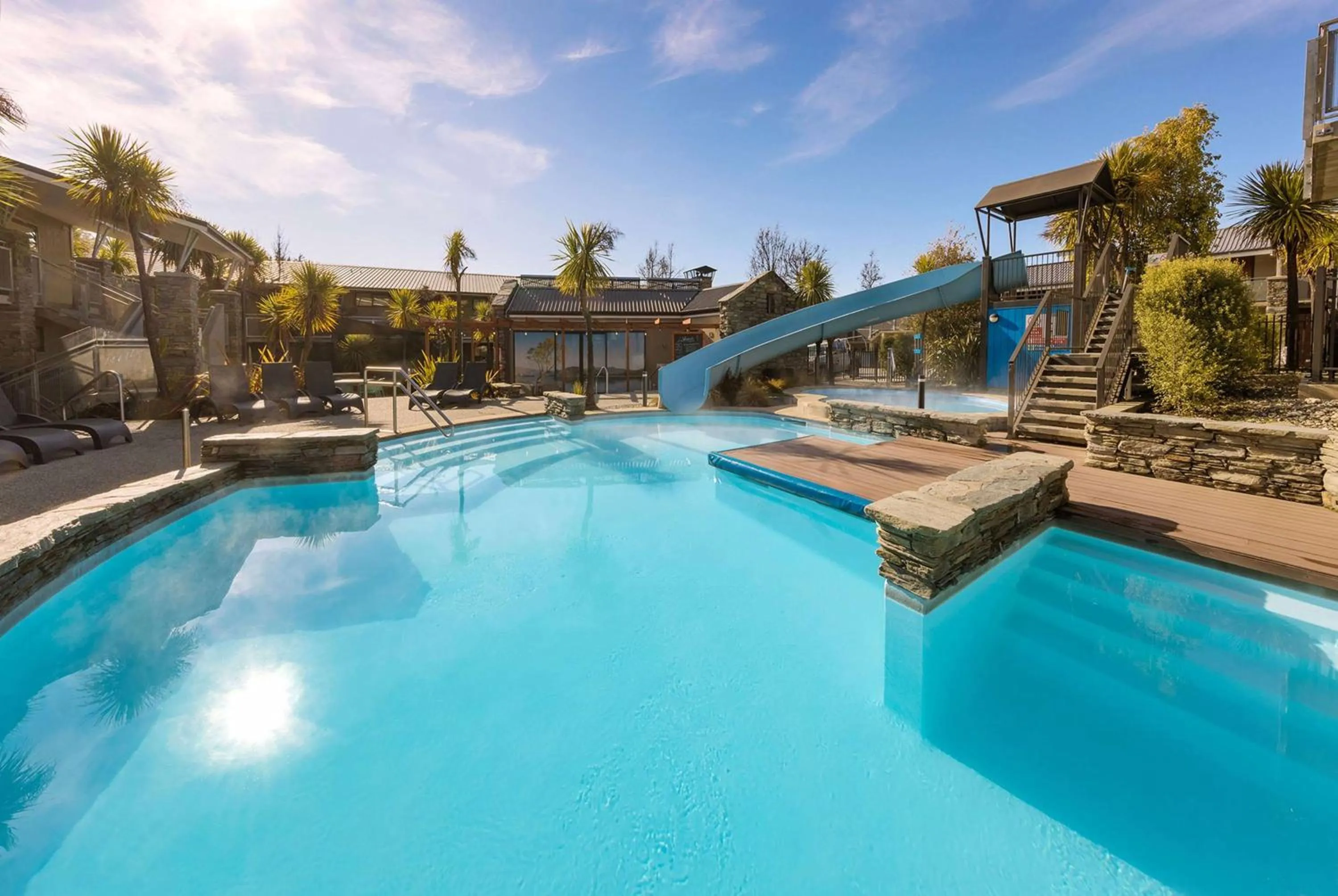 Pool view in Club Wyndham Wanaka, Trademark Collection by Wyndham