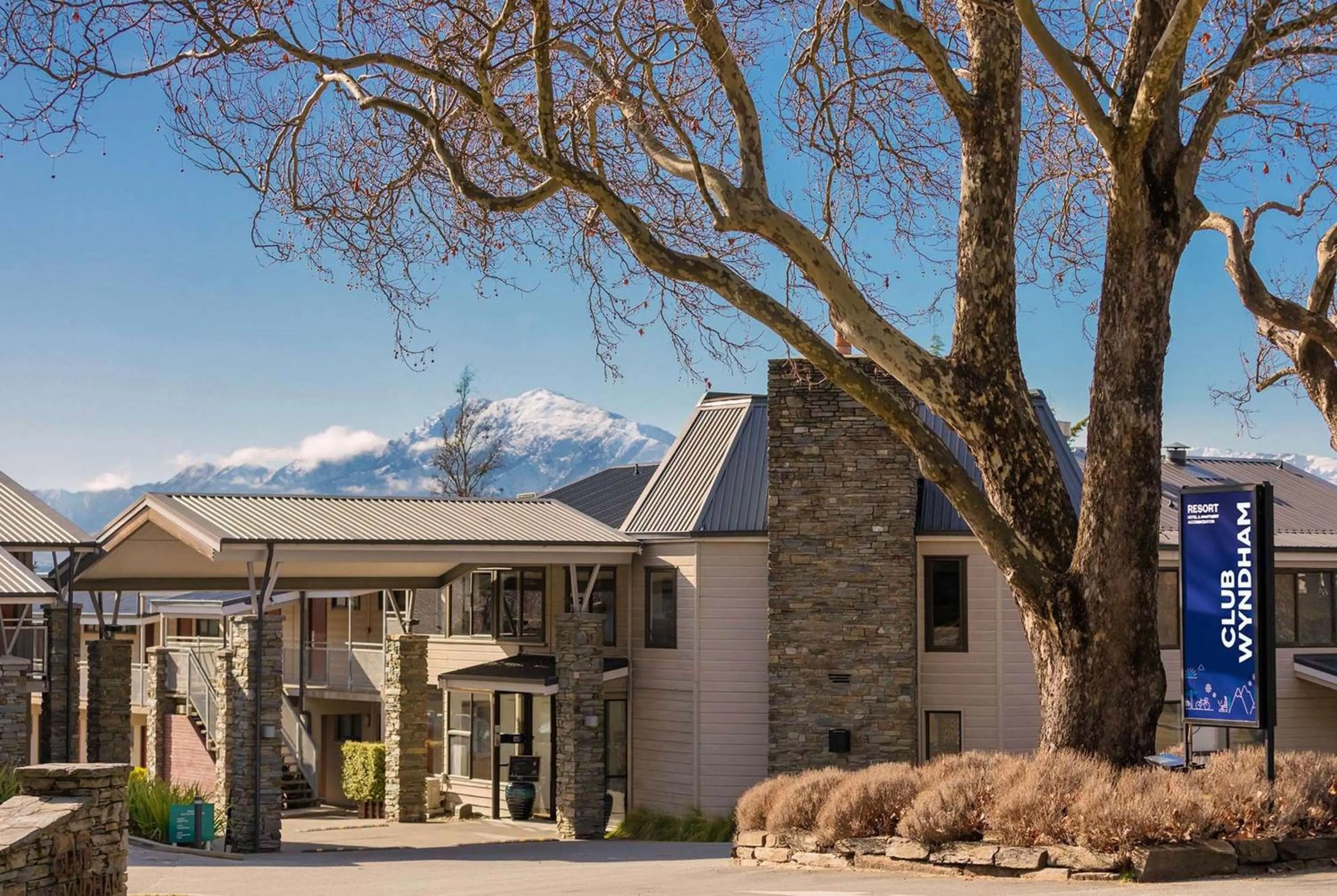 Property building in Club Wyndham Wanaka, Trademark Collection by Wyndham