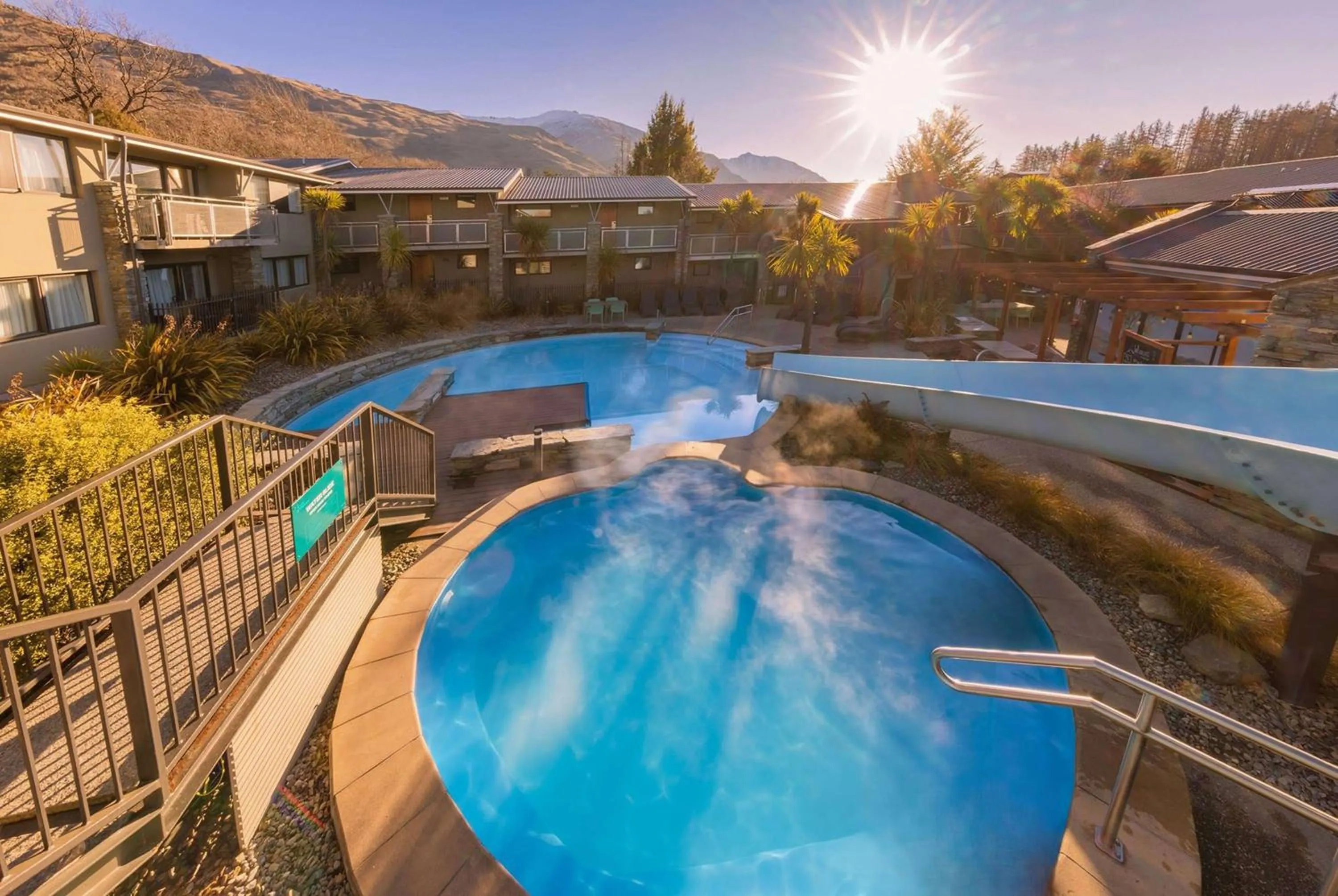Pool view in Club Wyndham Wanaka, Trademark Collection by Wyndham