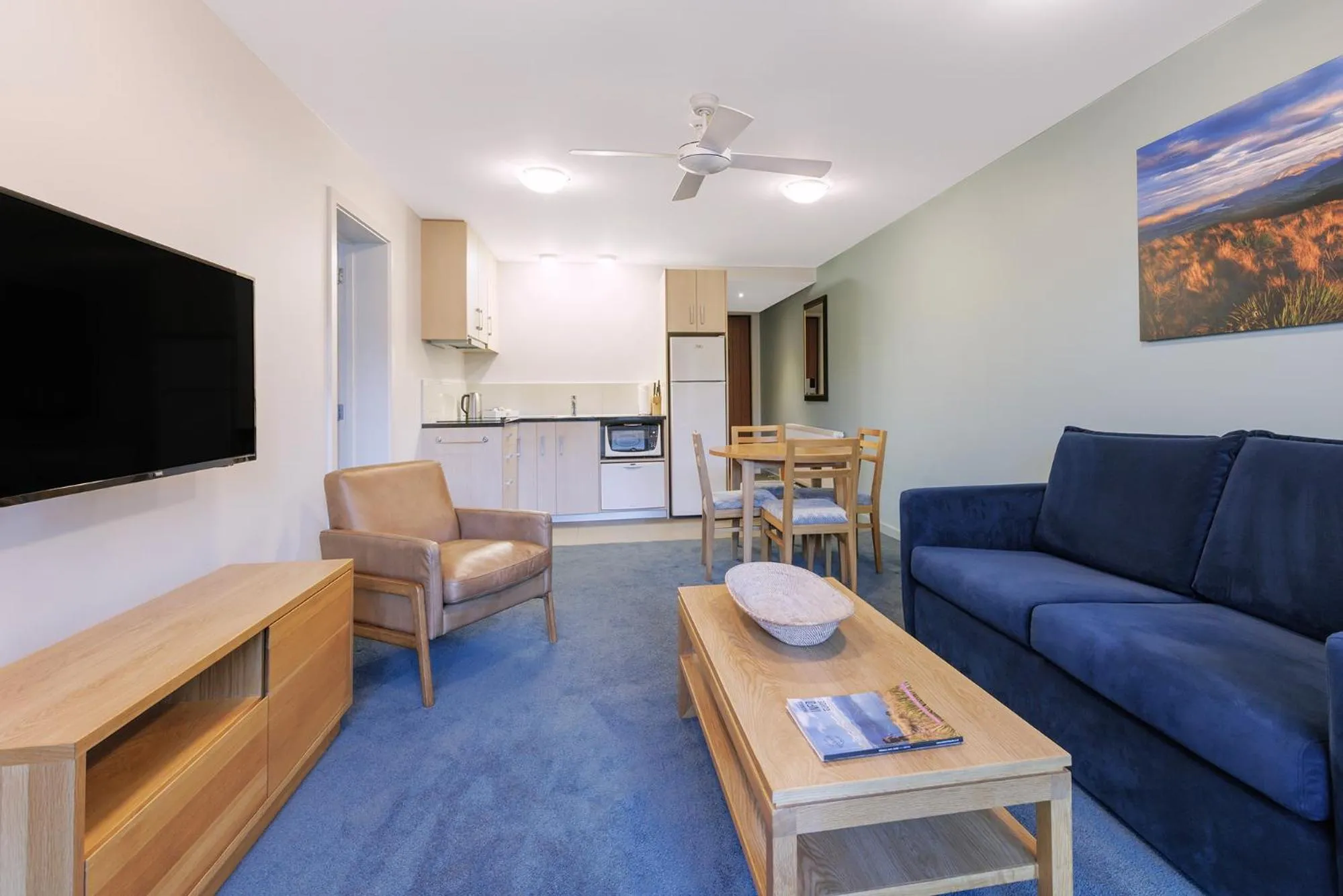 Living room in Club Wyndham Wanaka, Trademark Collection by Wyndham