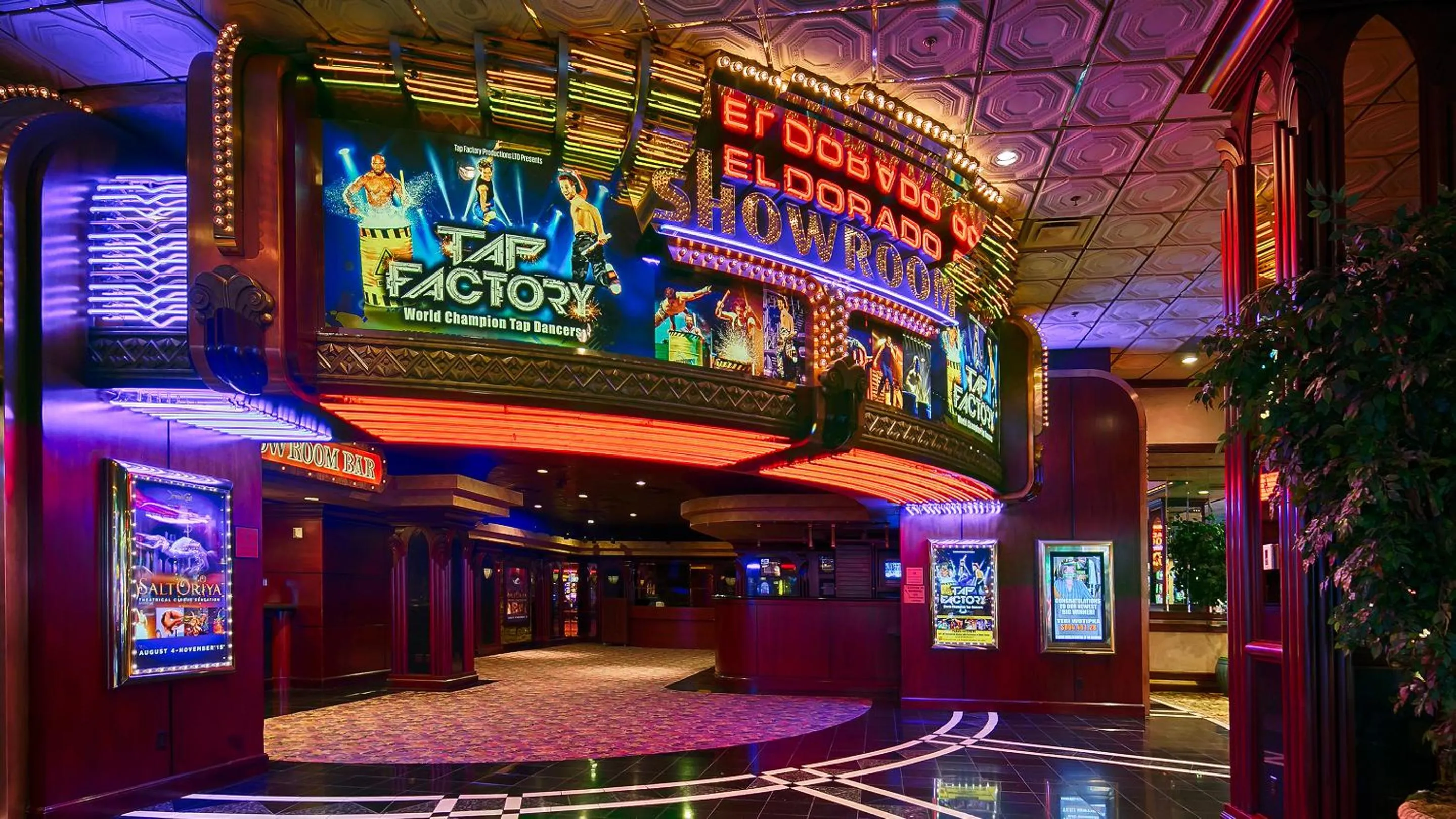 Evening entertainment in Eldorado Reno, A Caesars Destination