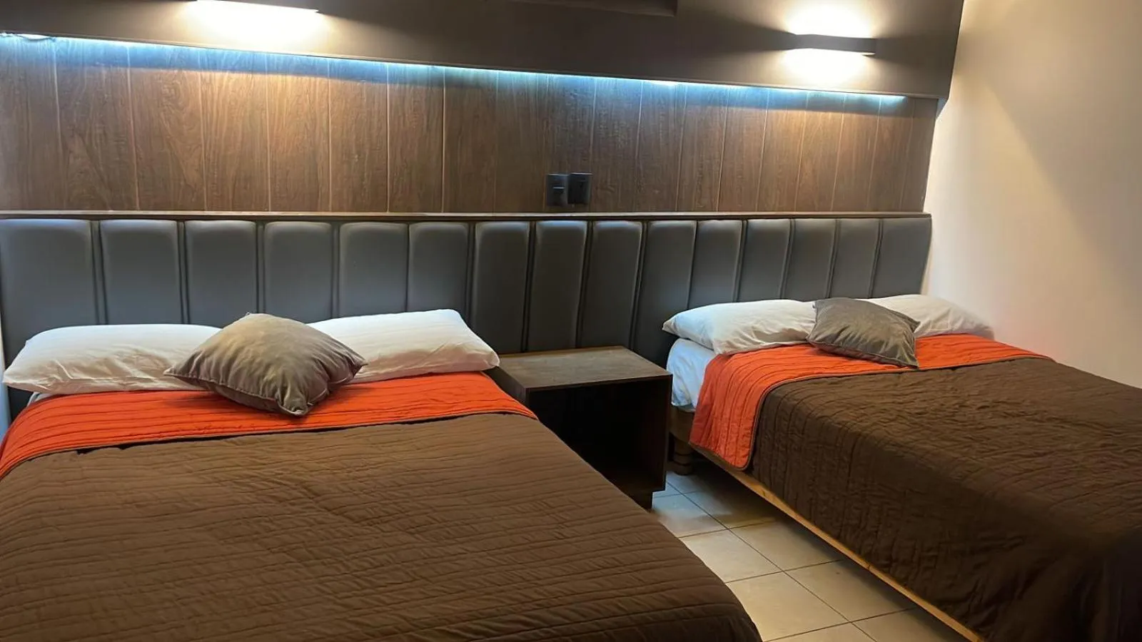 Bed in Hotel Santa Cruz