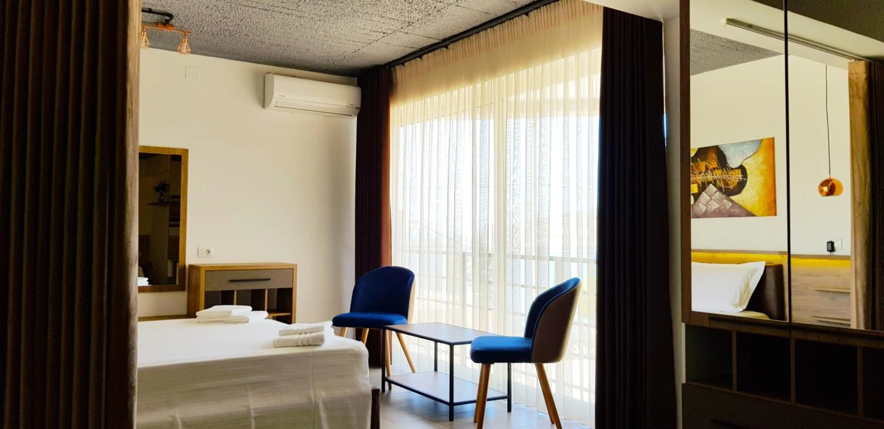 Bed in Asi Rooftop Hotel