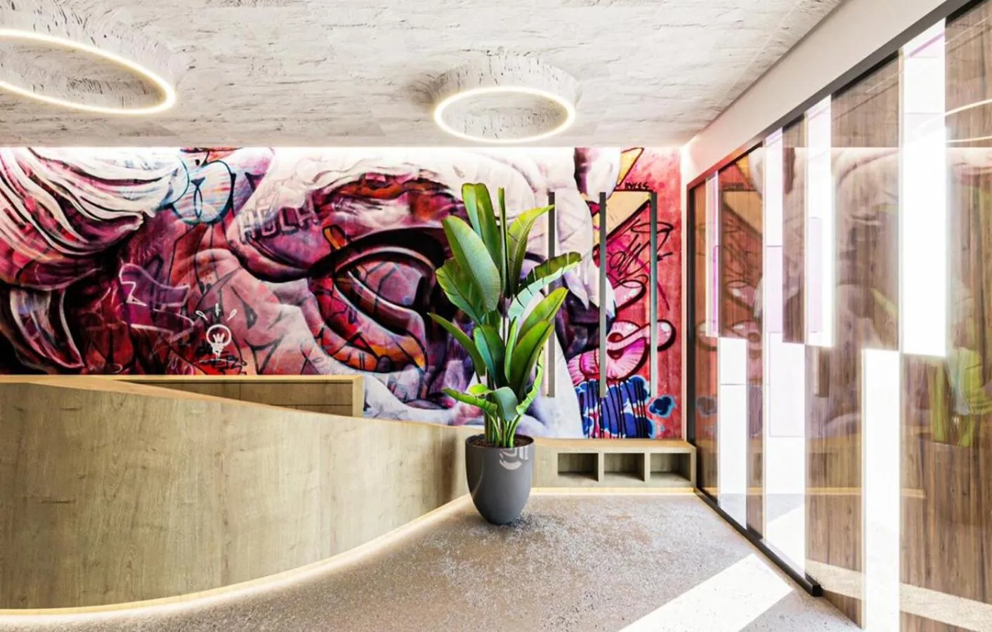 Lobby or reception in Asi Rooftop Hotel