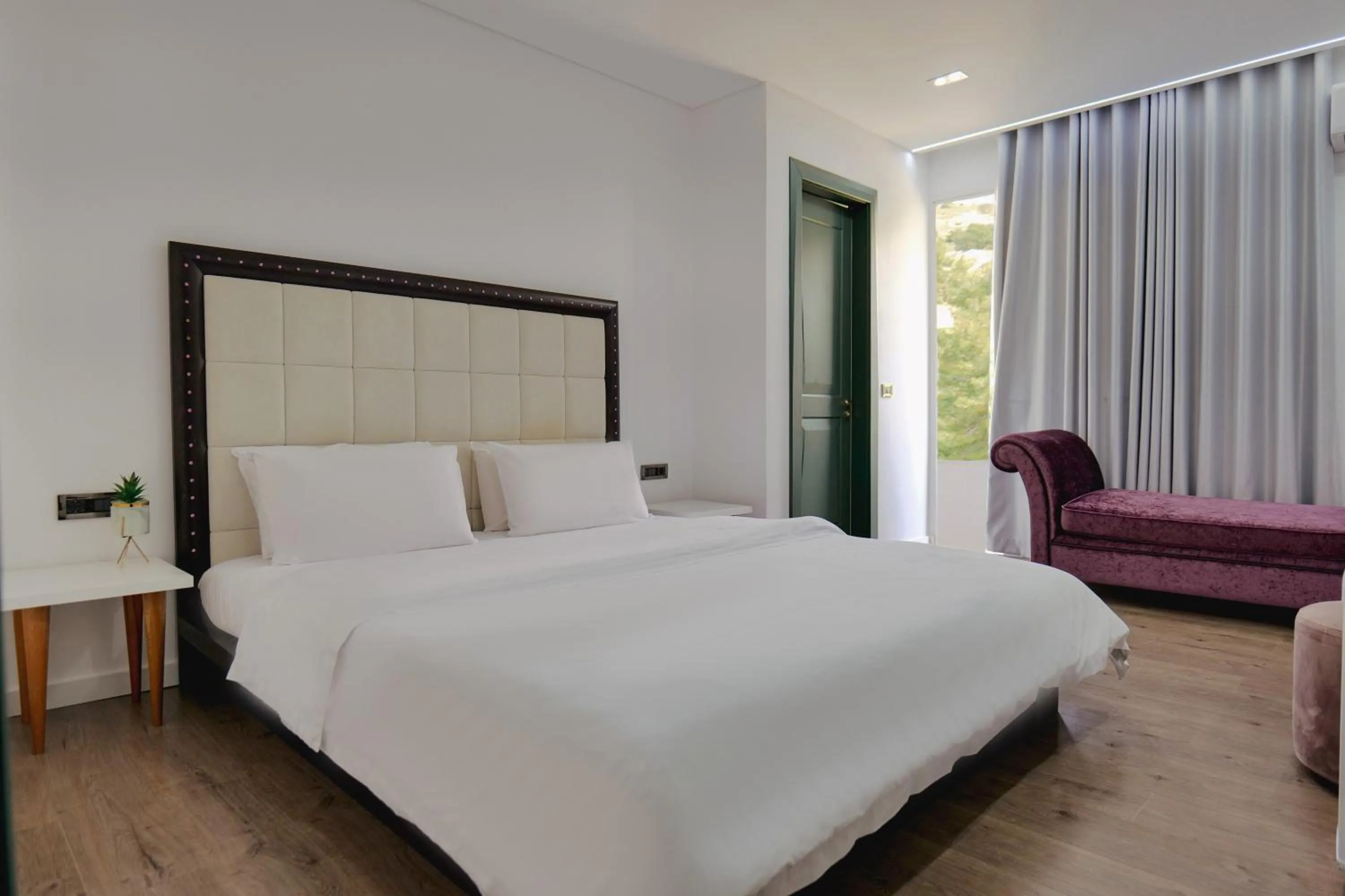 Bed in Asi Rooftop Hotel