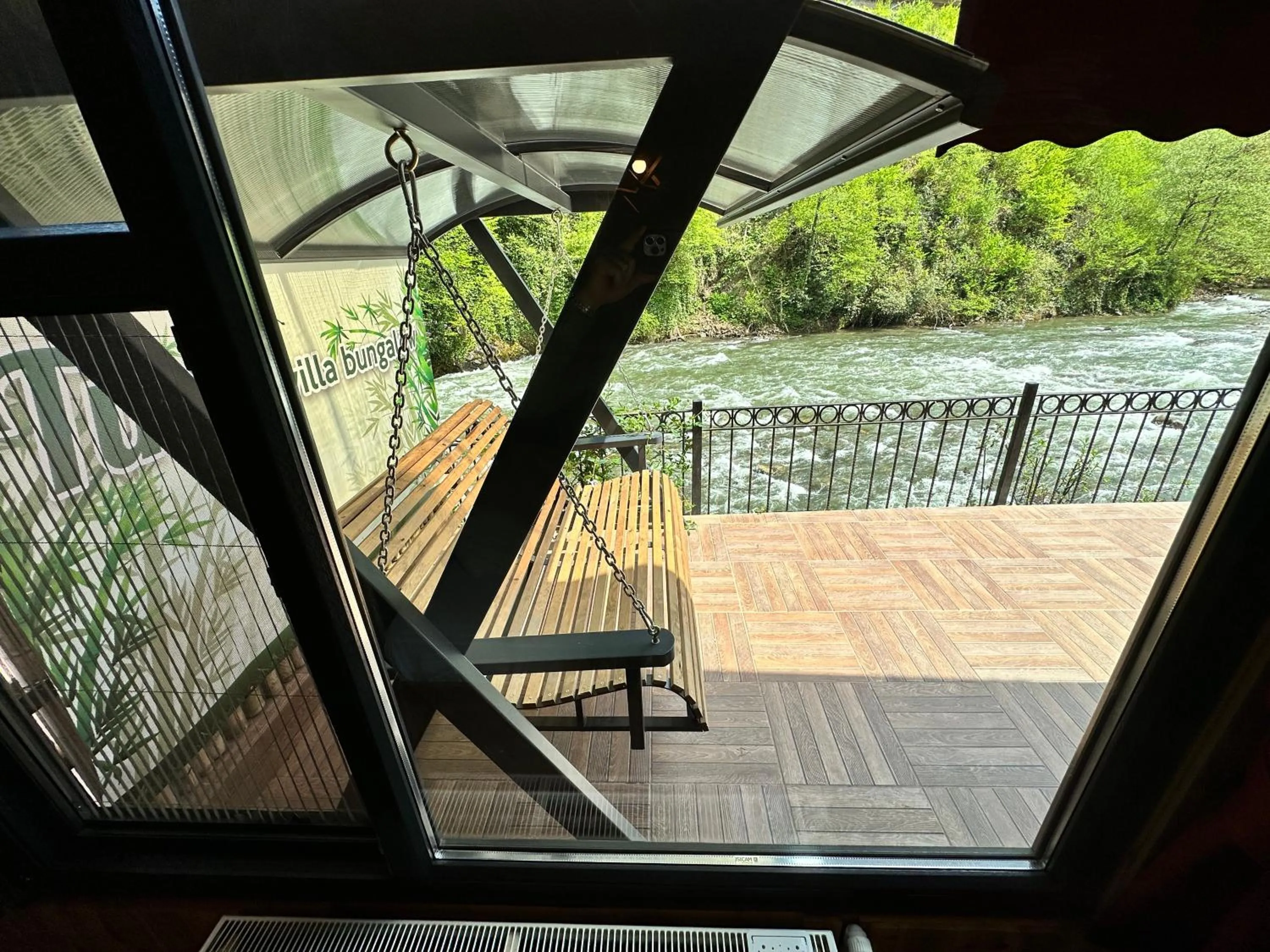 Balcony/Terrace in TUVA VİLLA Bungalov