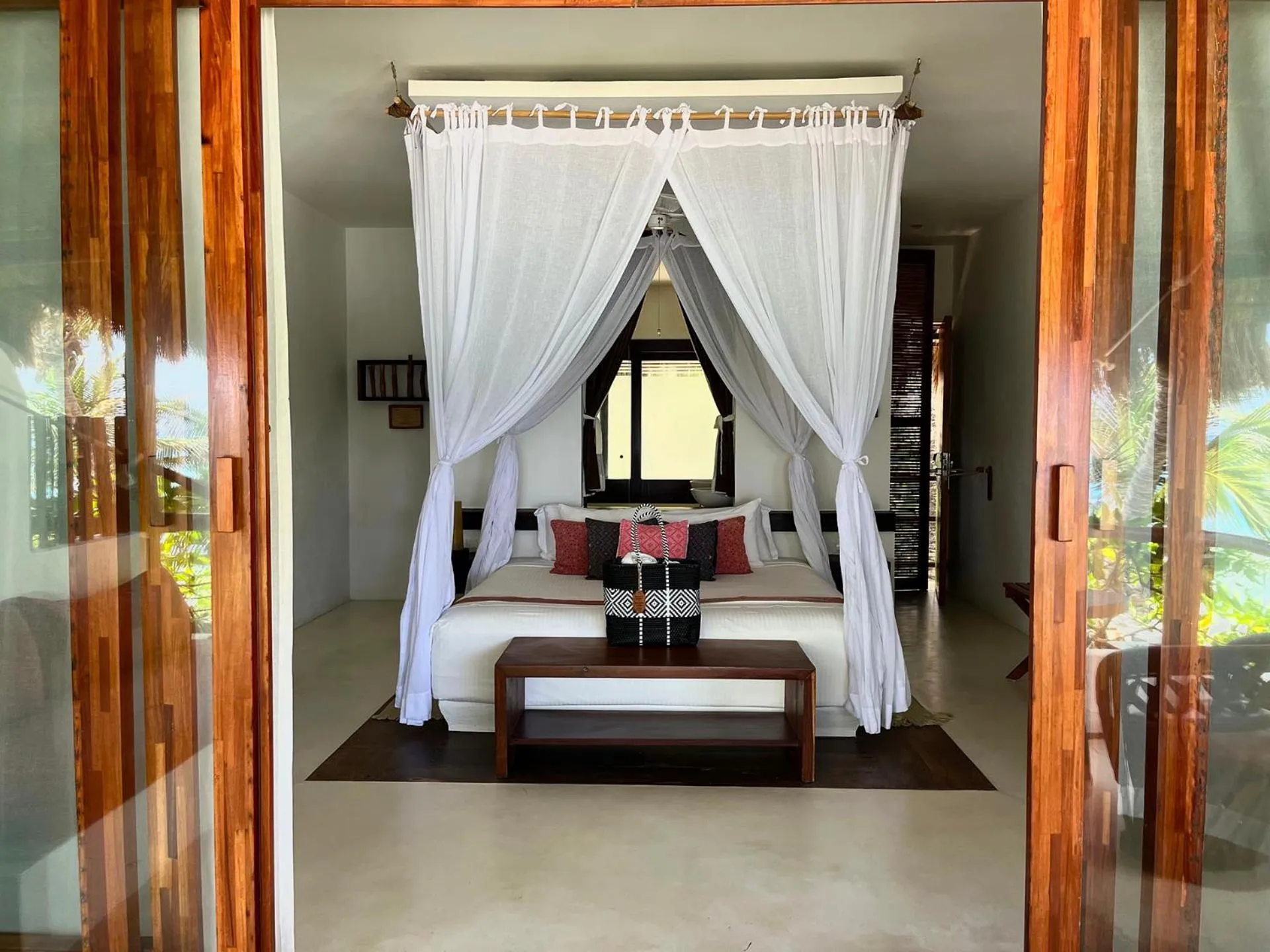 Bed in The Beach Tulum Hotel