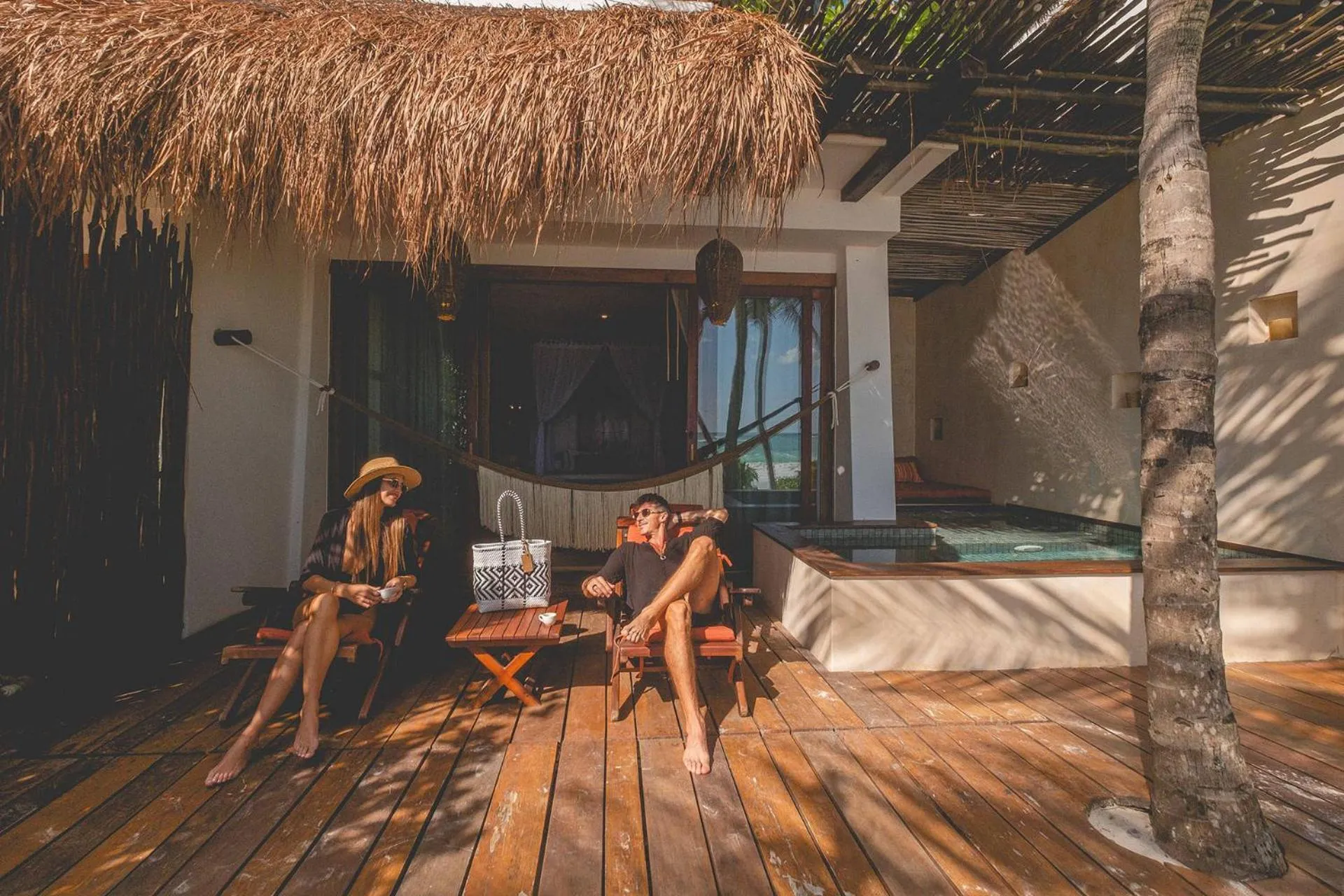 Patio in The Beach Tulum Hotel