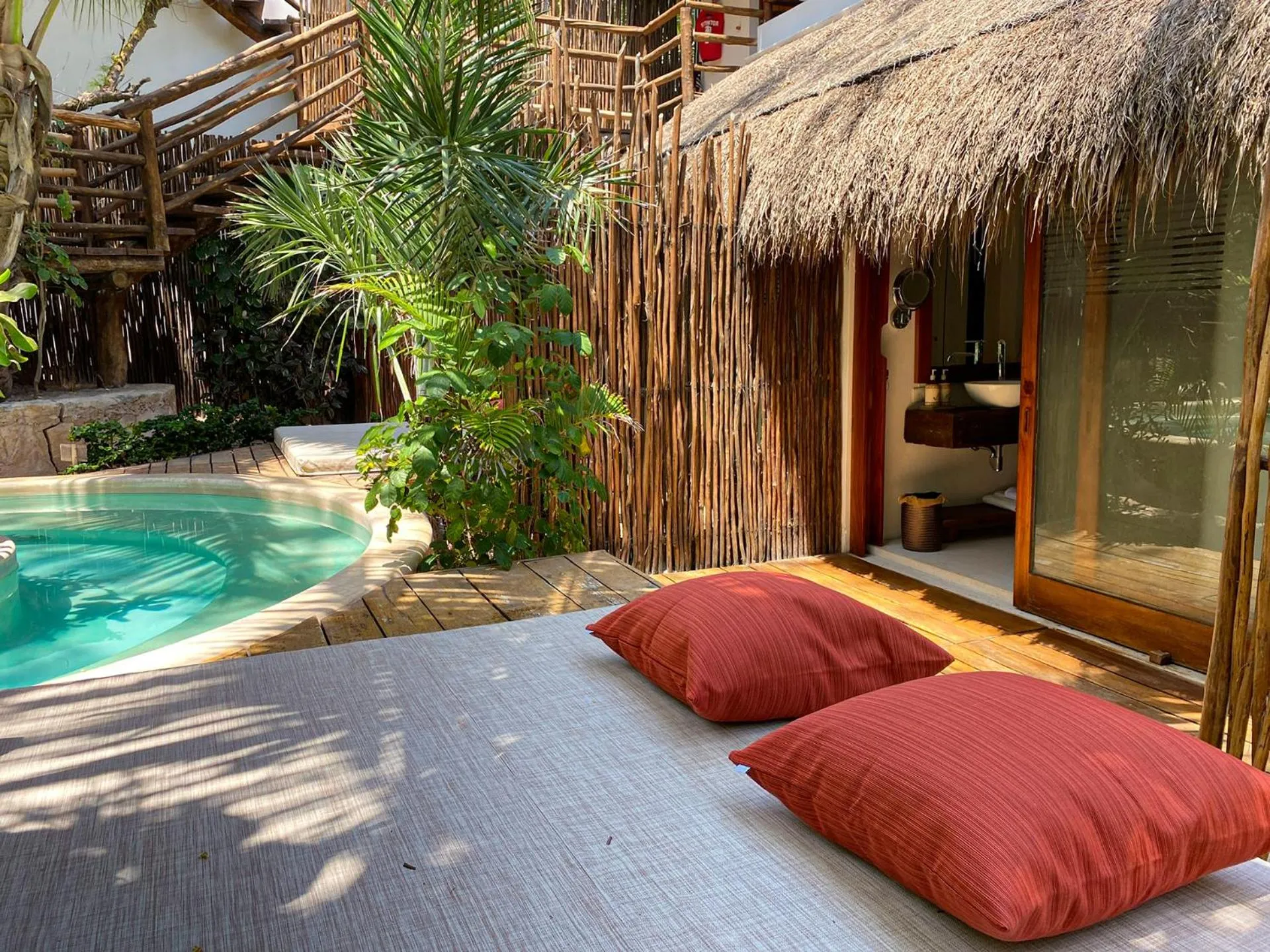 Pool view in The Beach Tulum Hotel
