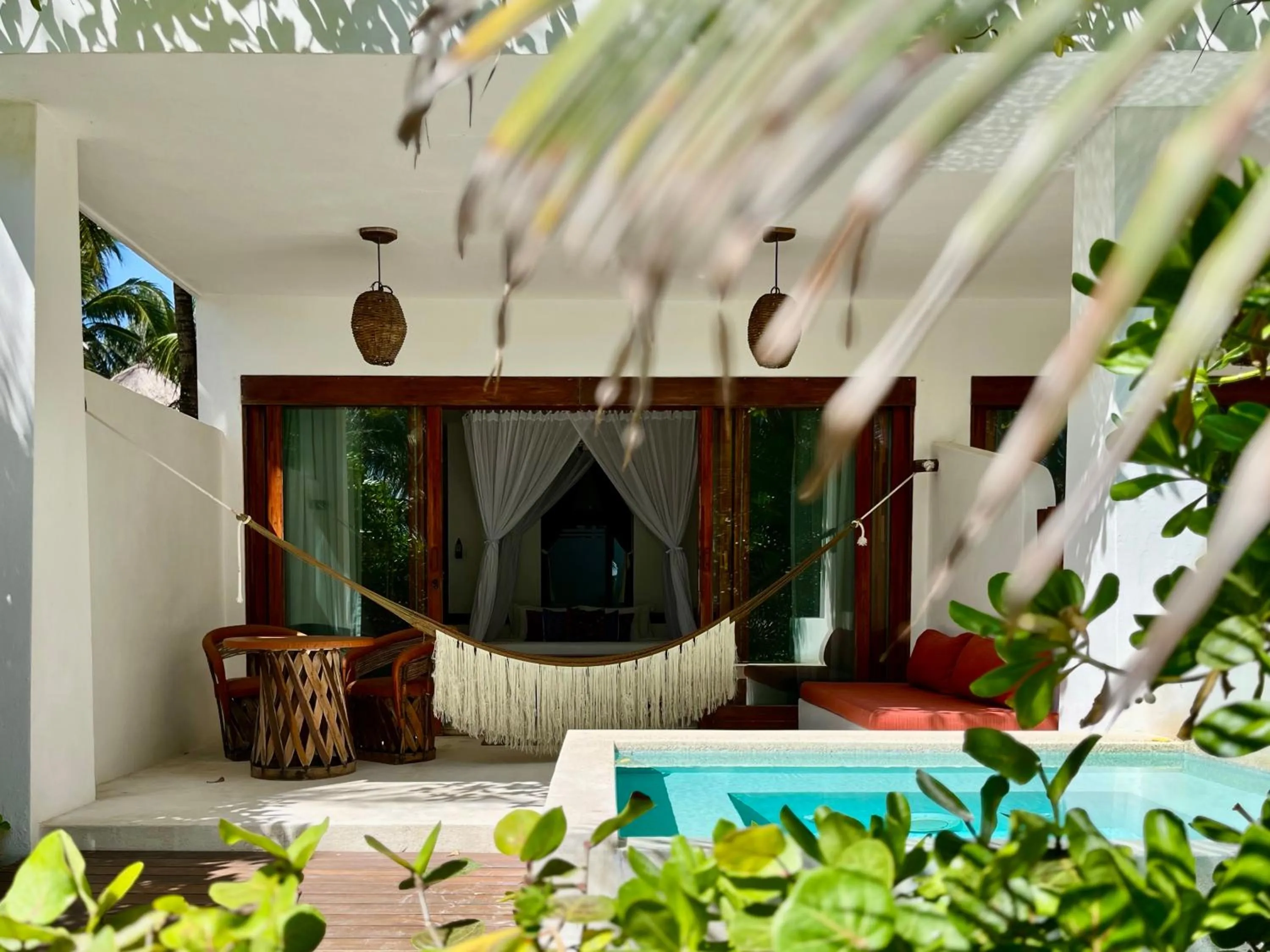 Patio in The Beach Tulum Hotel