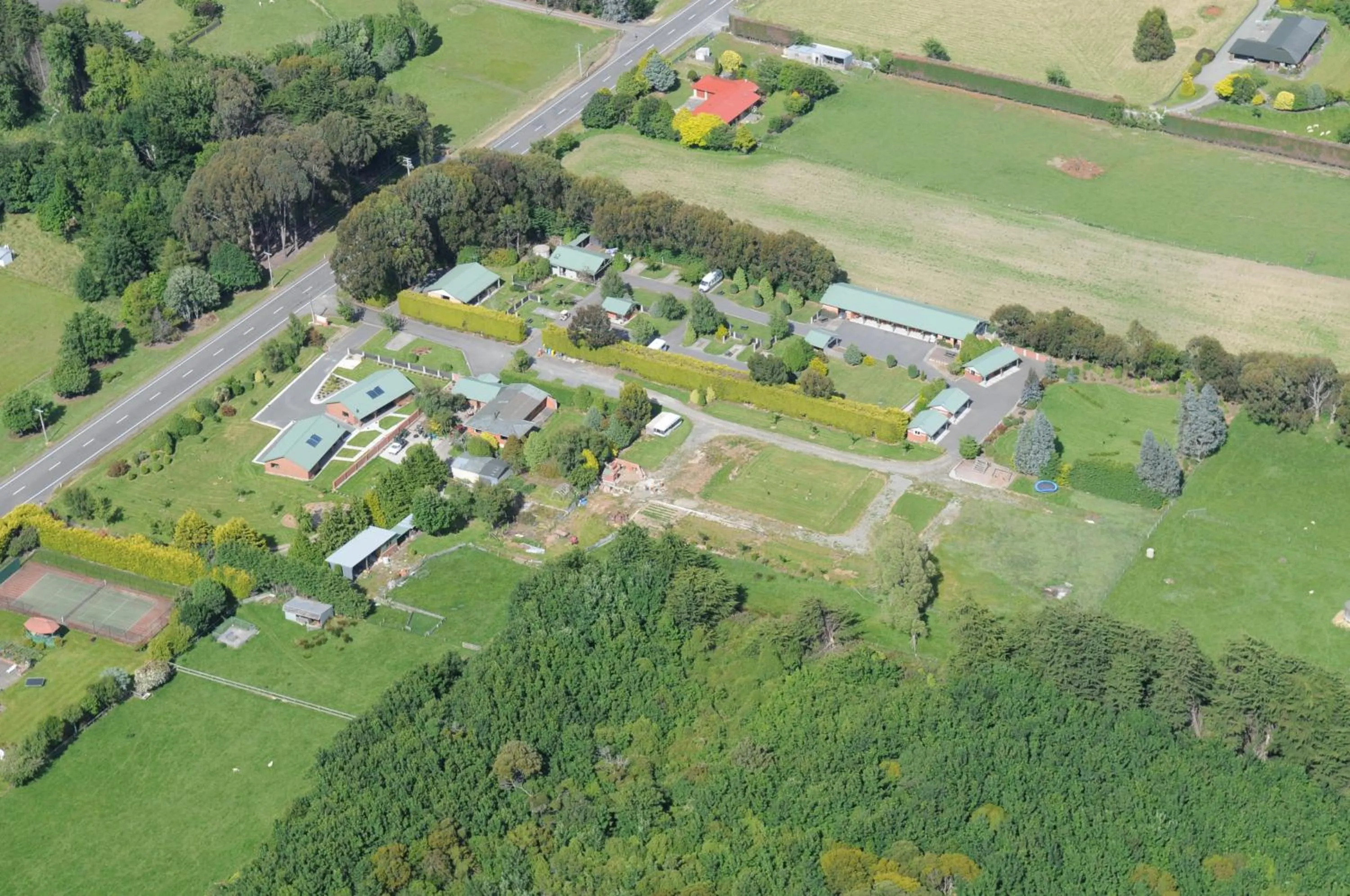 Bird's eye view in Invercargill Holiday Park & Motels