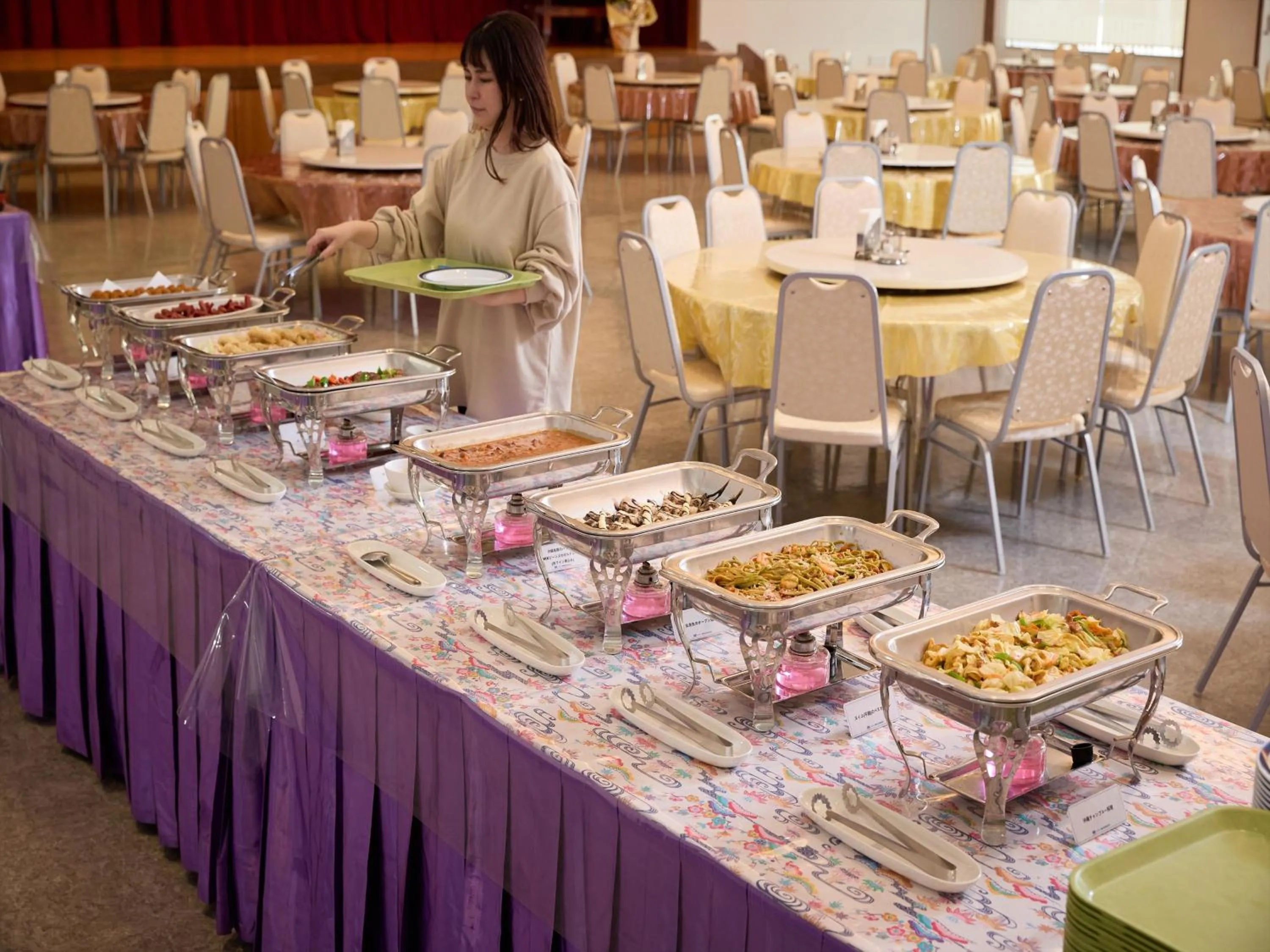 Dinner in Hotel Miyuki Beach