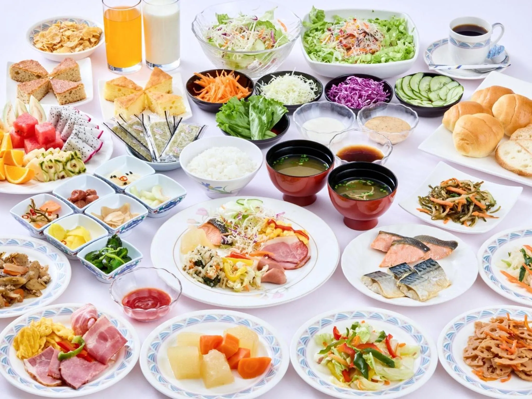 Breakfast in Hotel Miyuki Beach