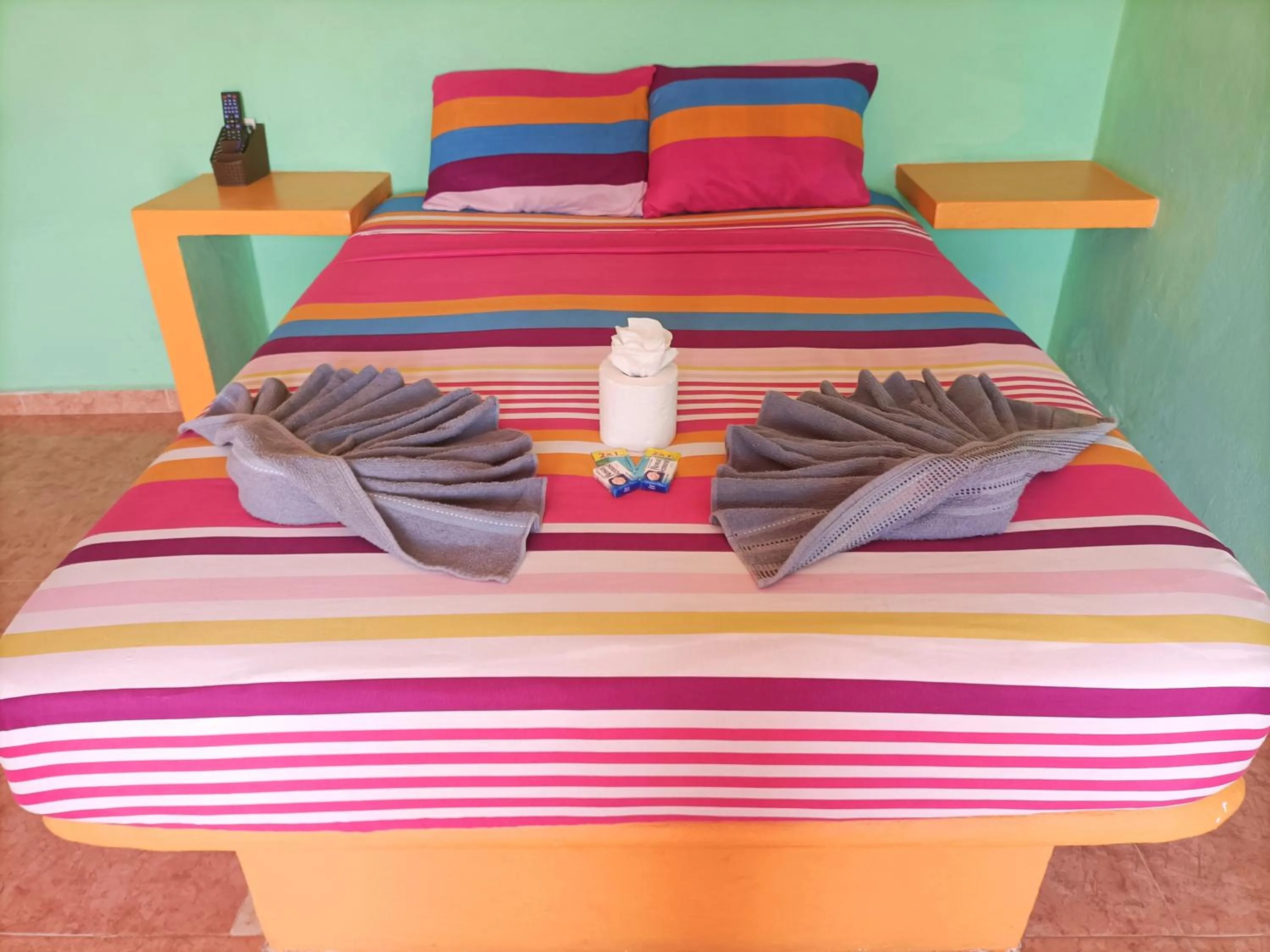 Bed in El Ultimo Maya