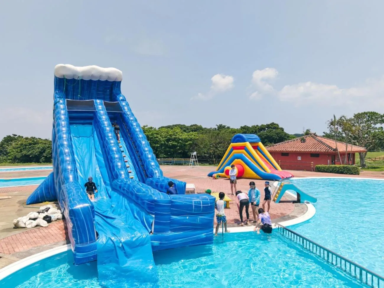 Swimming pool in The Yuinchi Hotel Nanjo