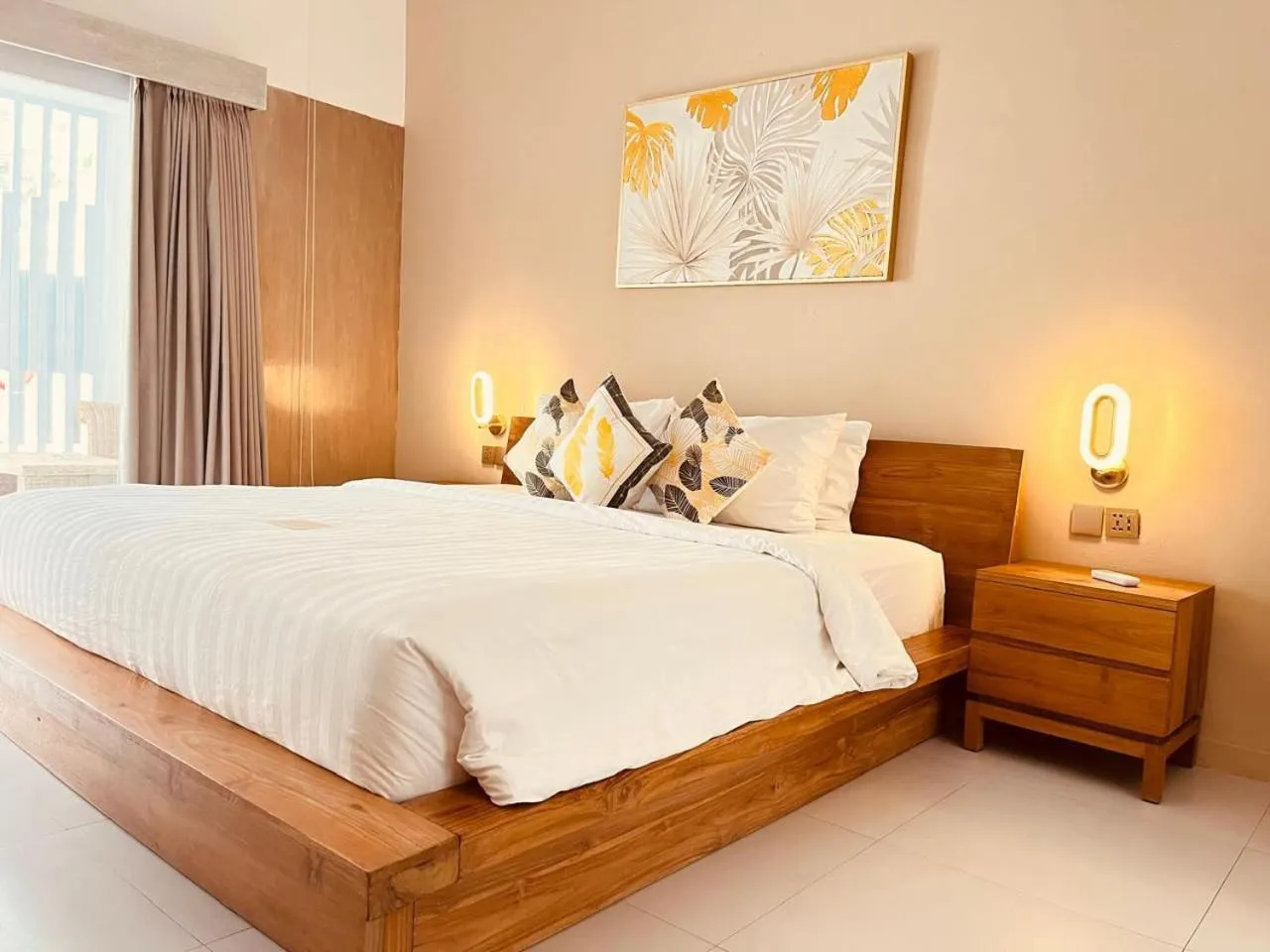 Bed in MAHAMAYA Gili Meno