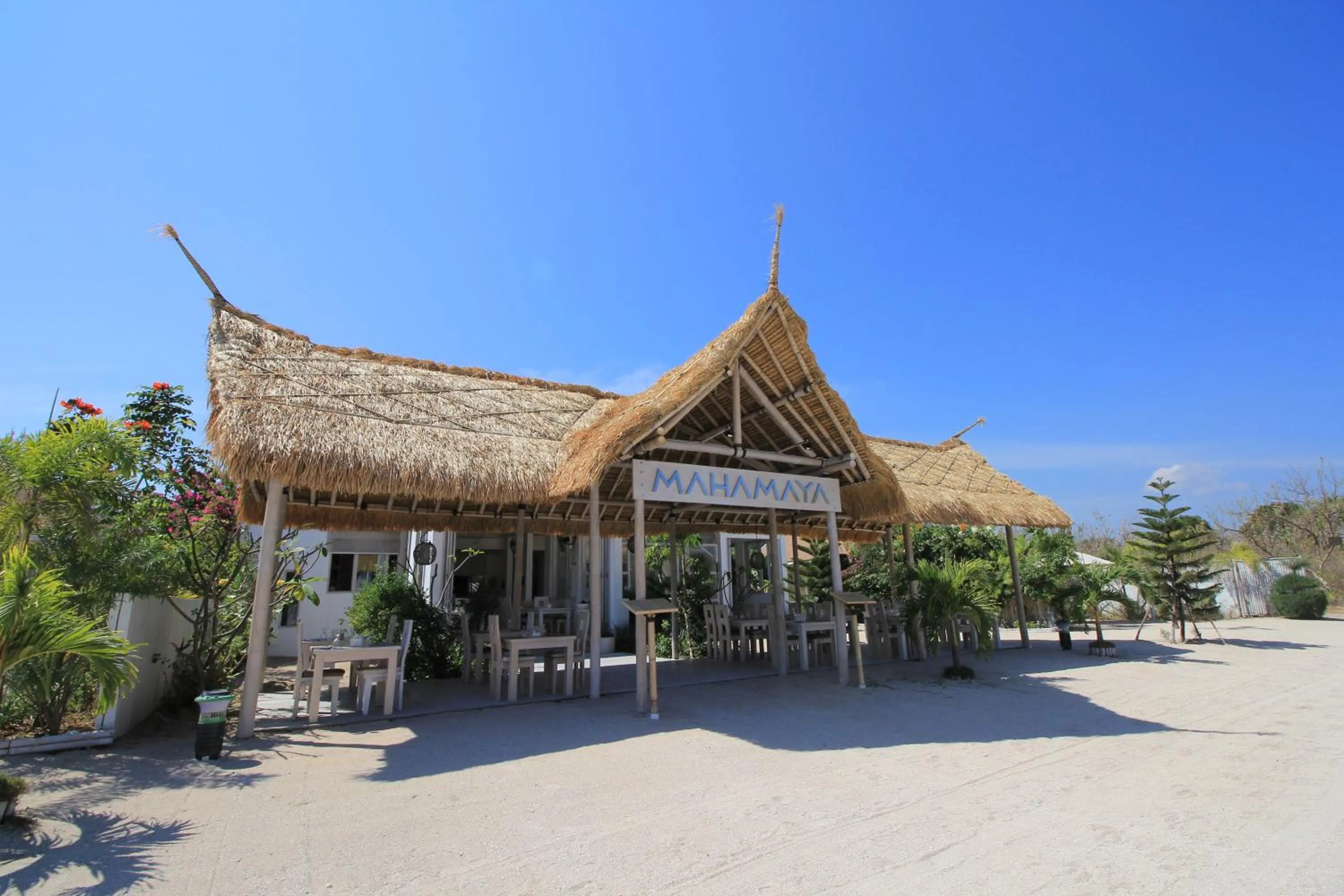 Facade/entrance in MAHAMAYA Gili Meno