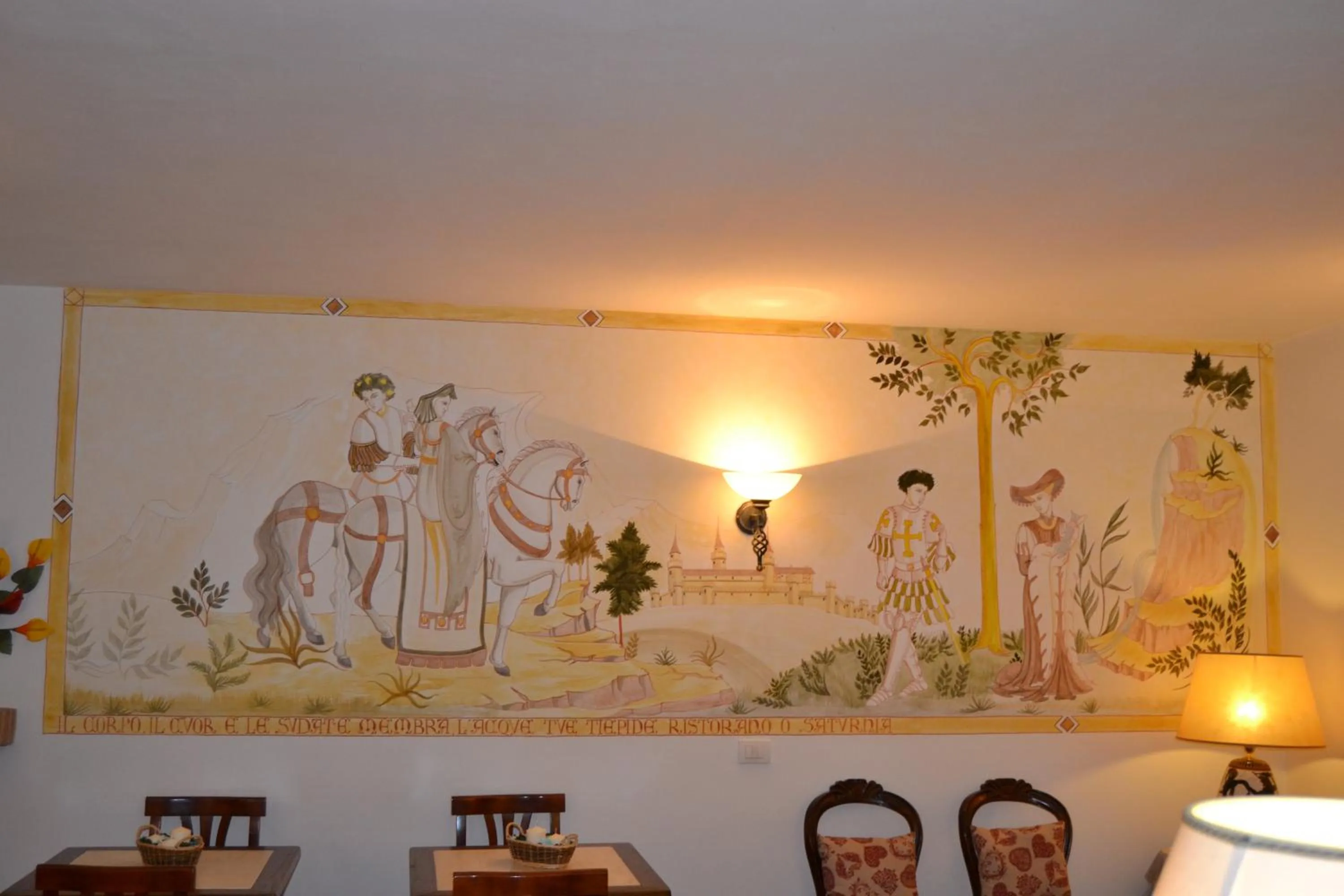 Decorative detail in Il Cantuccio