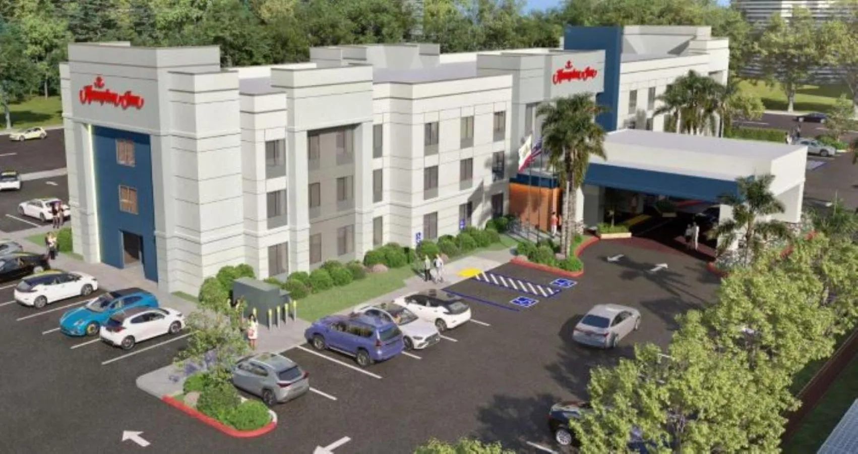 Property building in Hampton Inn & Suites Lathrop