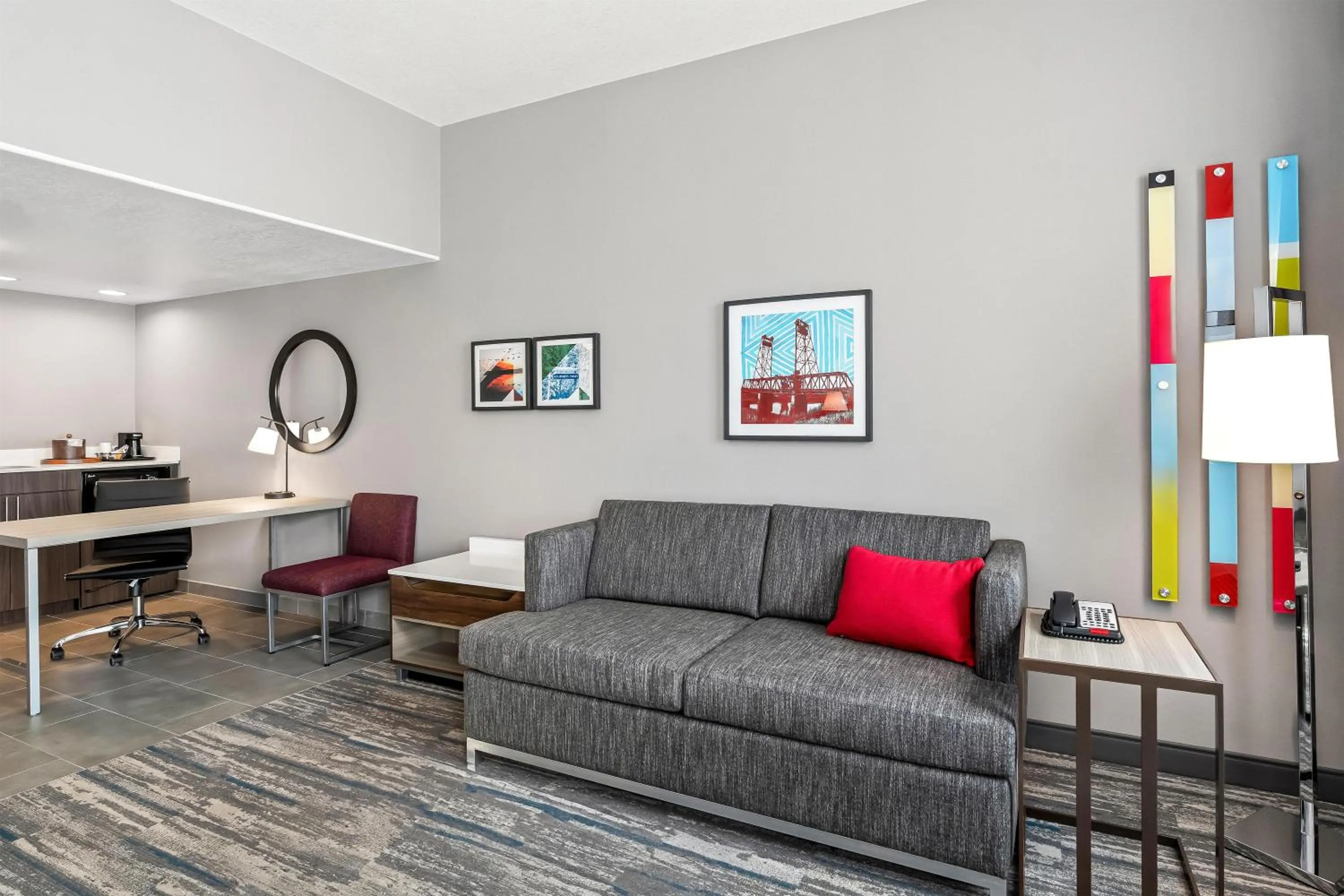 Living room in Hampton Inn & Suites Lathrop