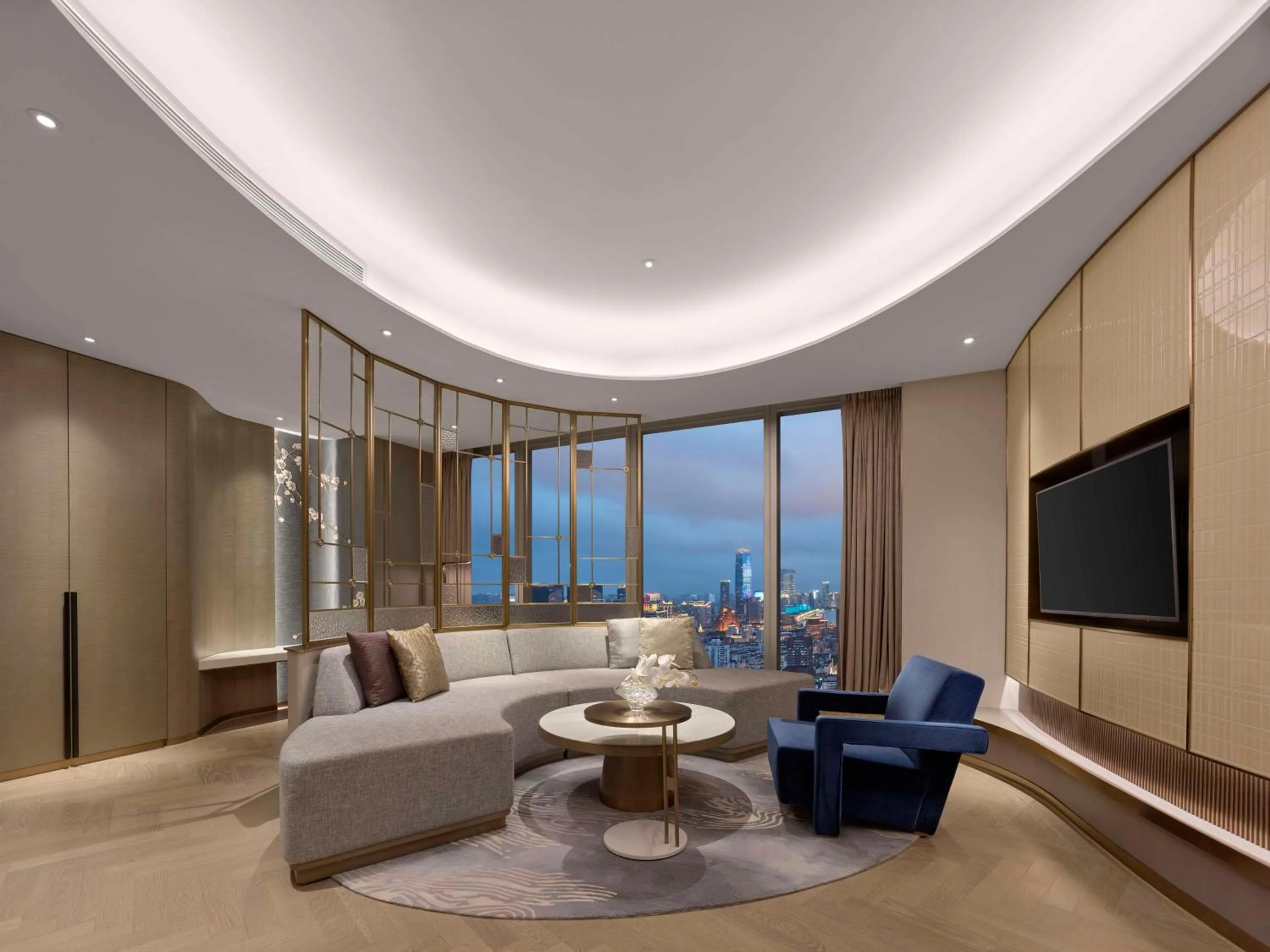 Living room in Conrad Shanghai