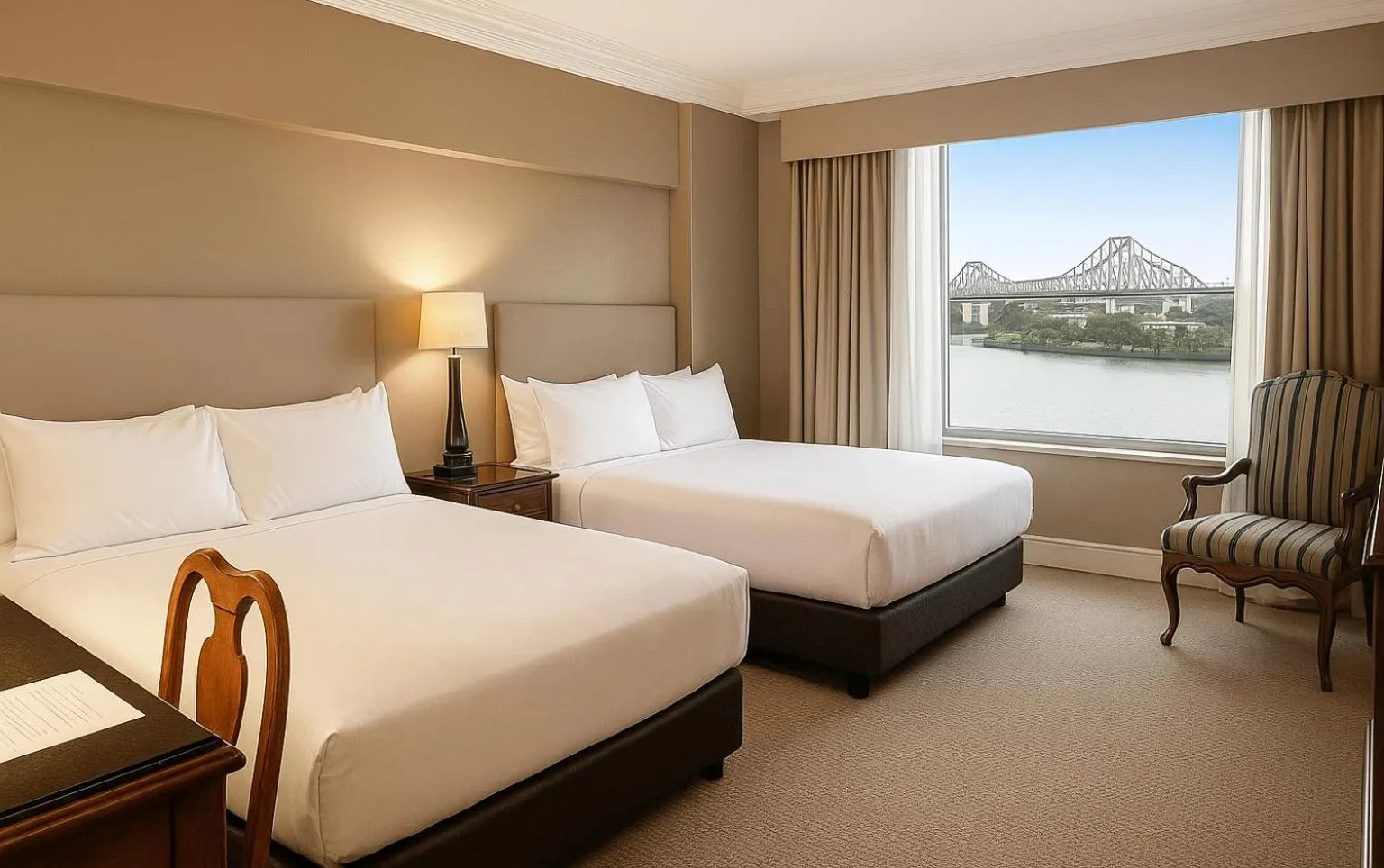 Bedroom, Bed in Stamford Plaza Brisbane