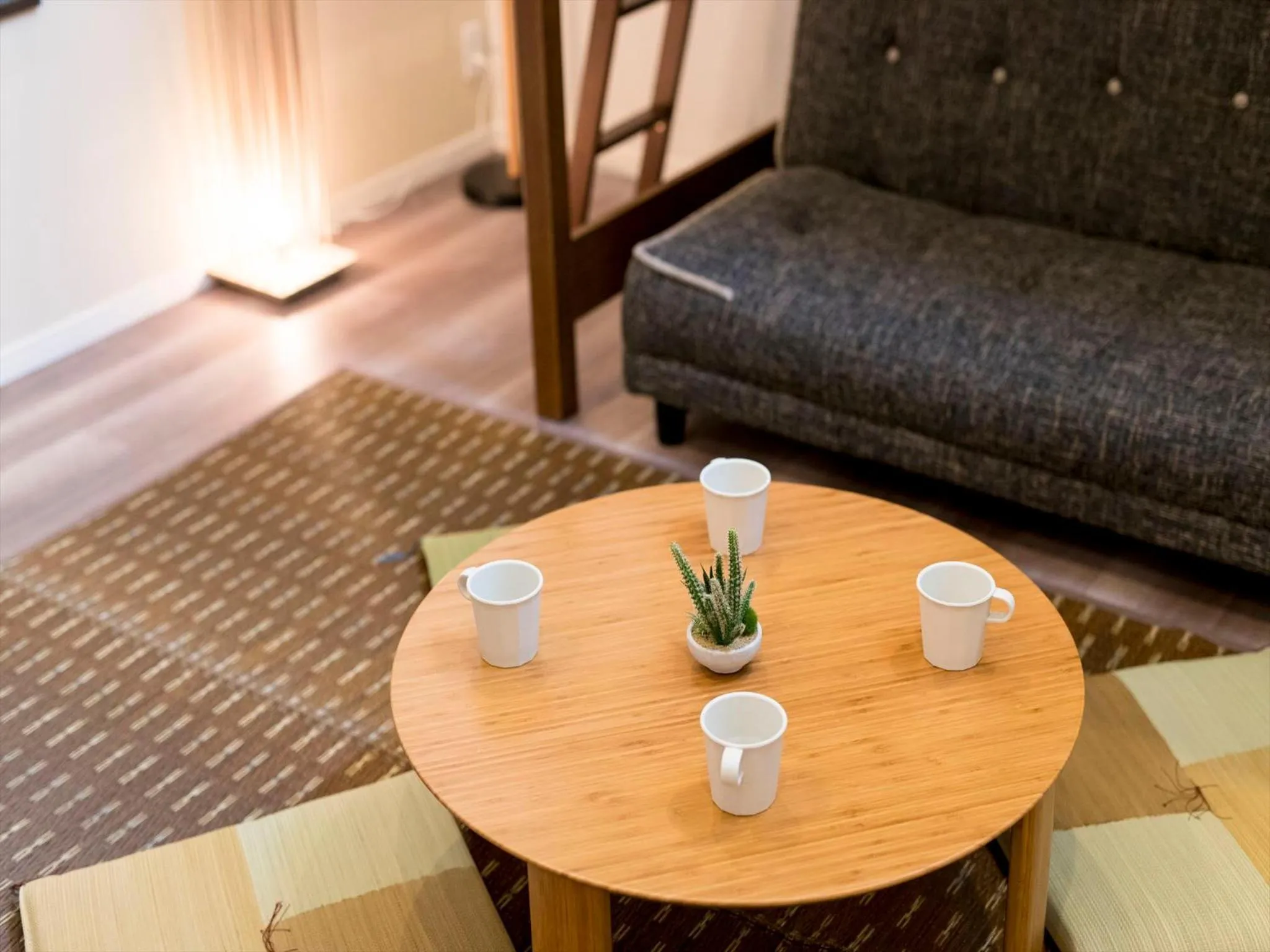 Living room in TRIP POD TOJIN-MACHI A