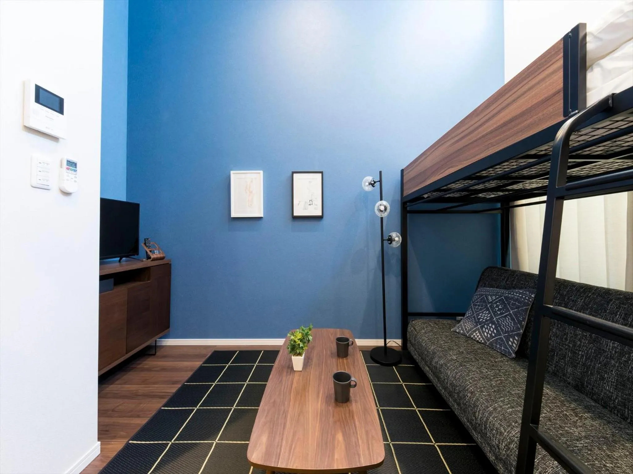 Living room in TRIP POD SUMIYOSHI A