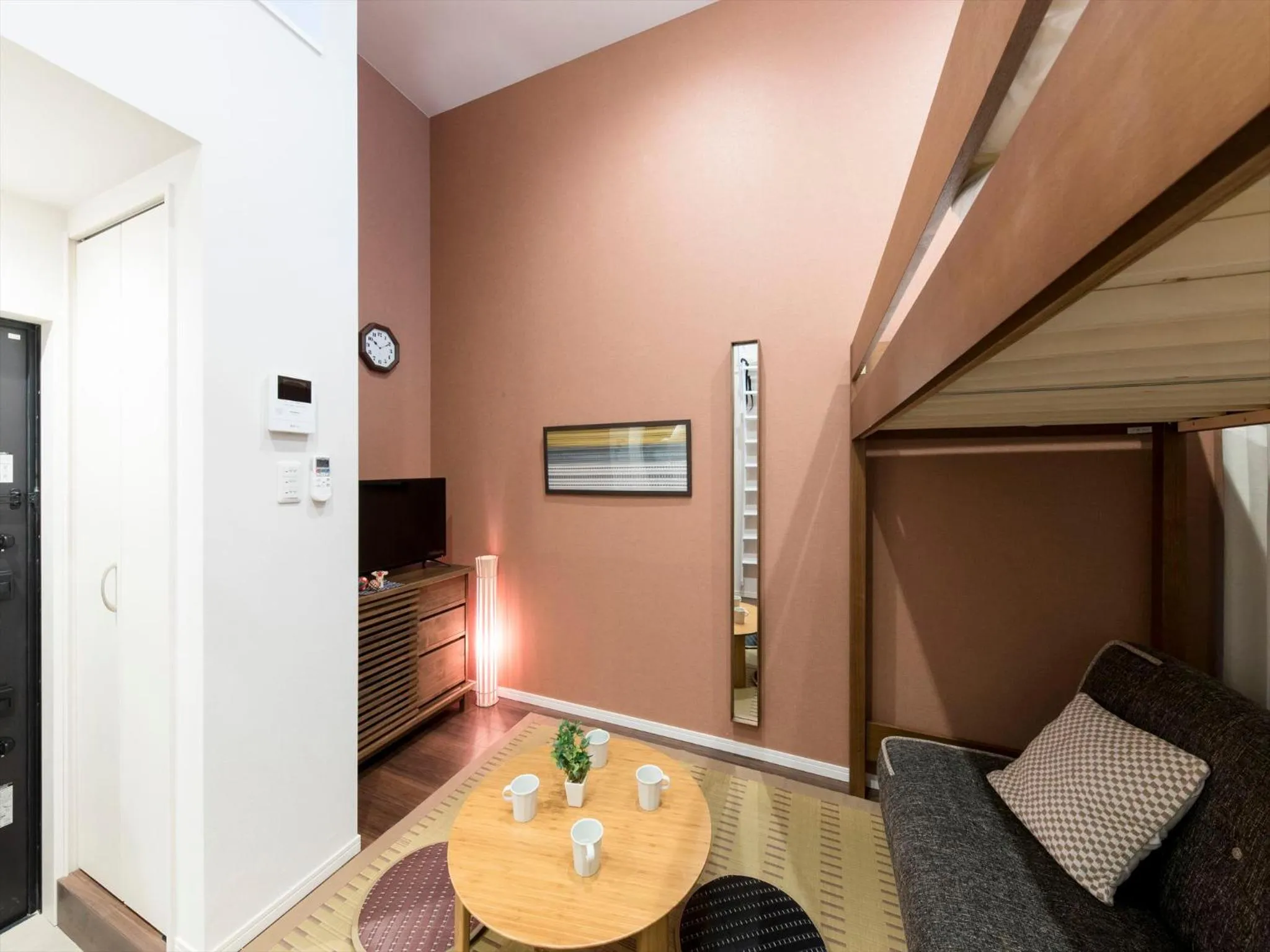 Living room in TRIP POD SUMIYOSHI A