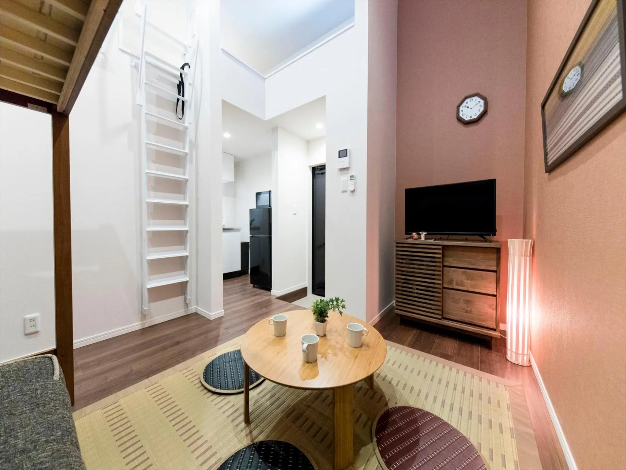 Living room in TRIP POD SUMIYOSHI A