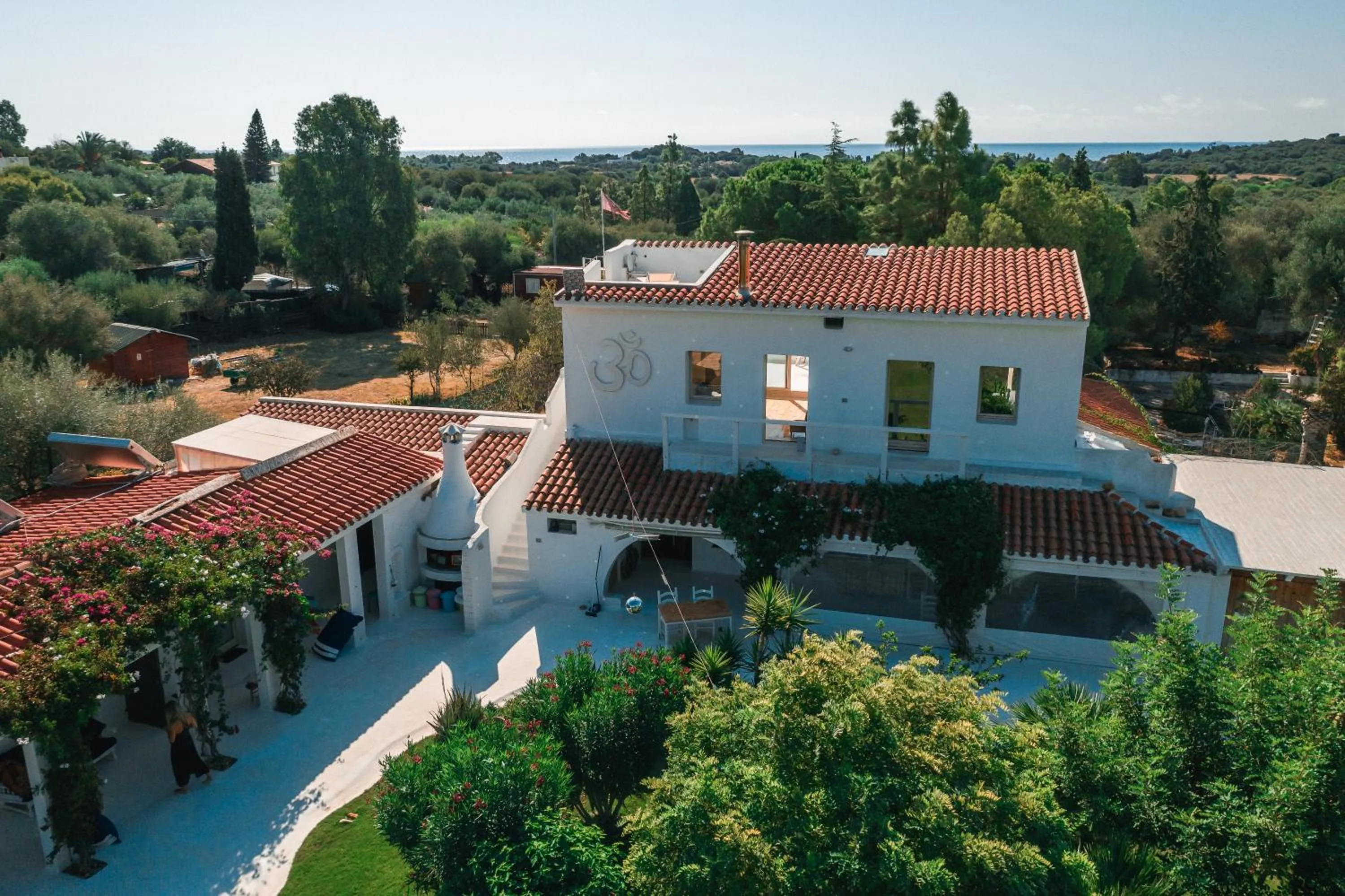 Bird's eye view in casa Namaste