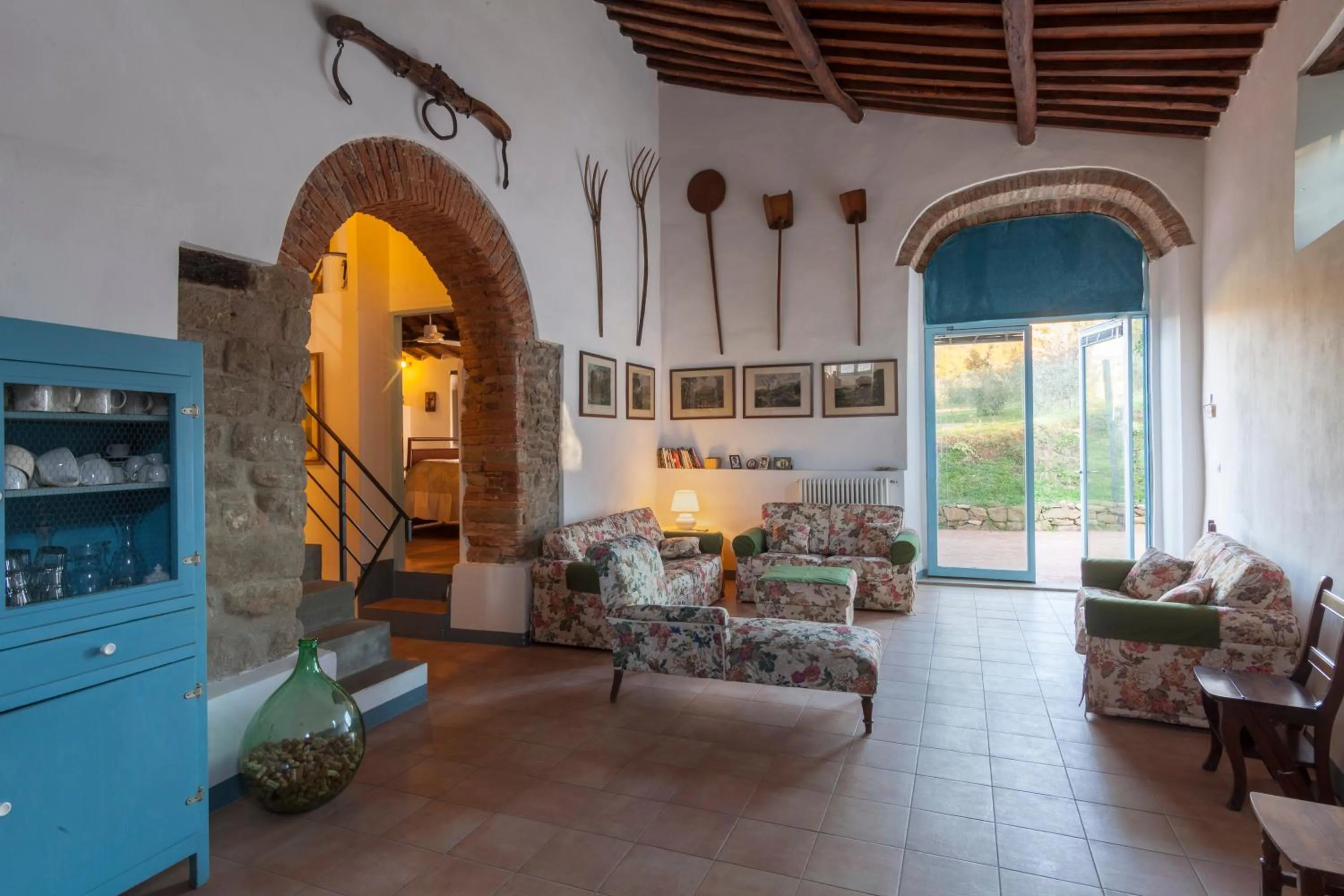 Living room in Mezzano In Chianti