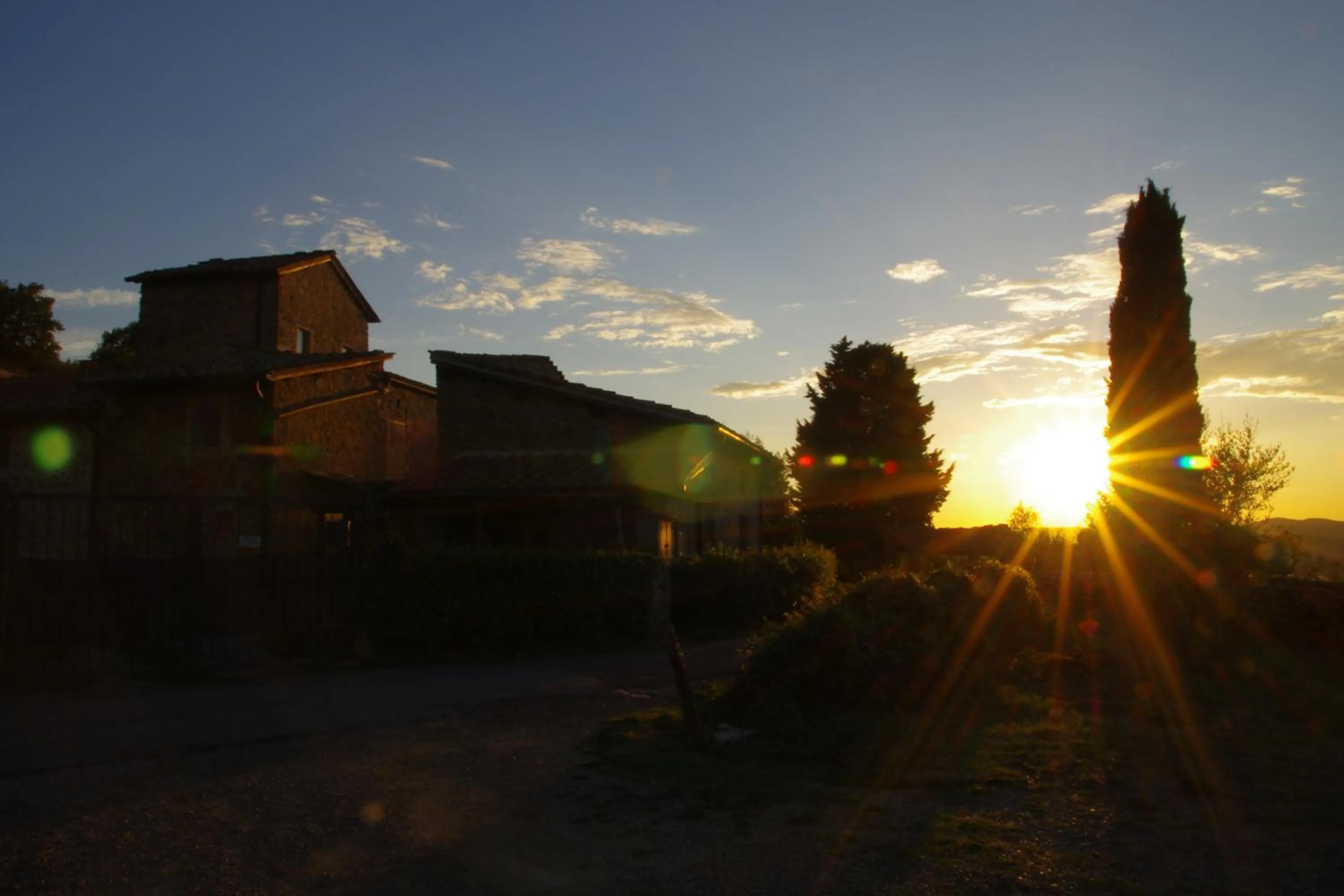 Sunset in Mezzano In Chianti