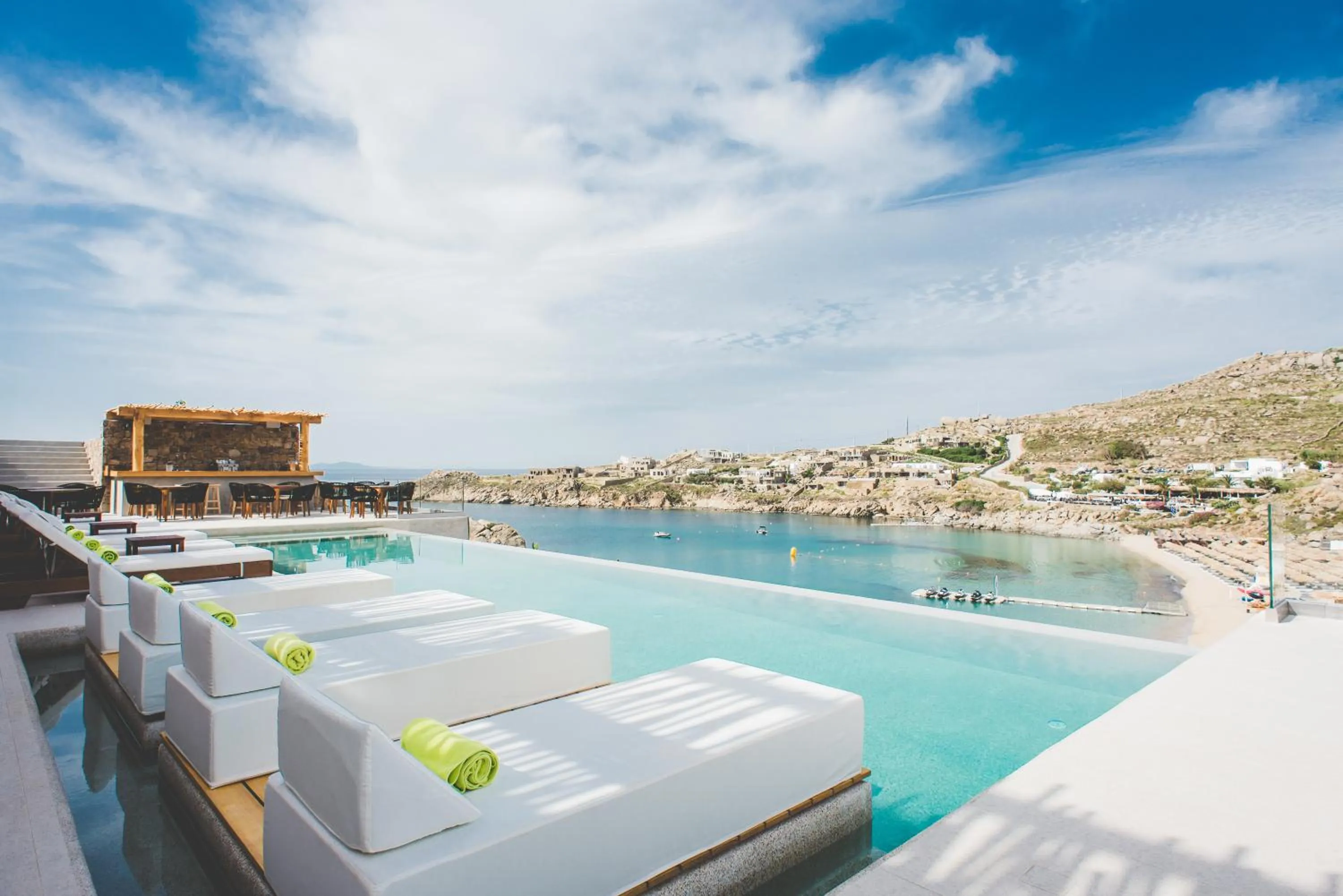 Swimming pool in Super Paradise Hotel