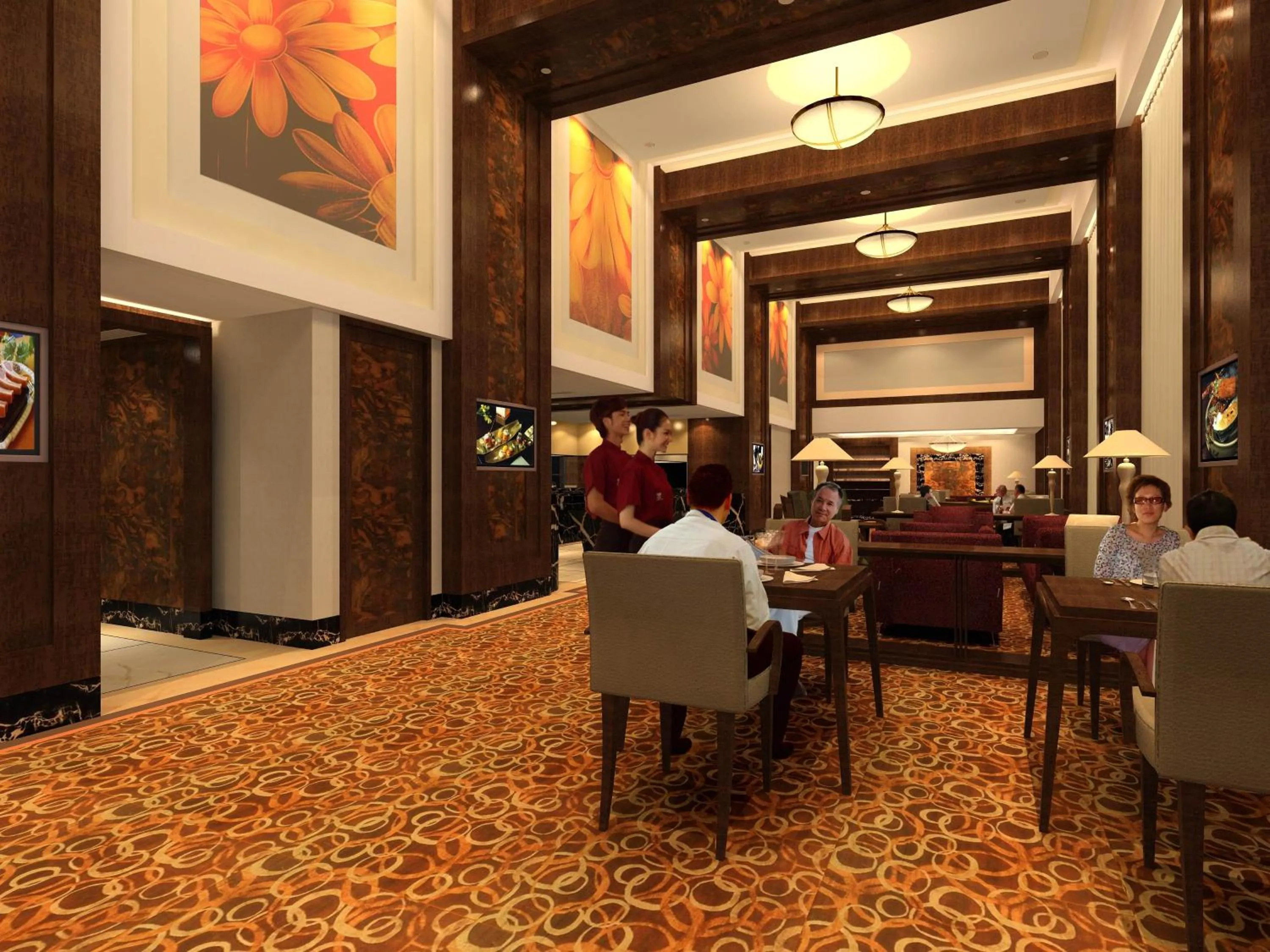 Lounge or bar in Crowne Plaza Tianjin Binhai Center by IHG