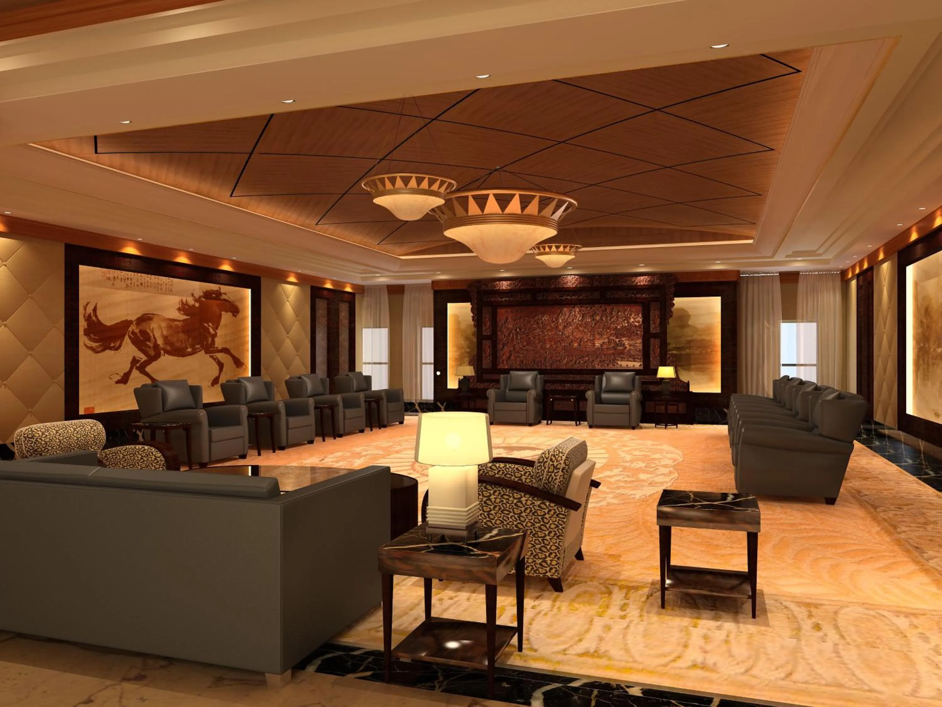 Meeting/conference room in Crowne Plaza Tianjin Binhai Center by IHG