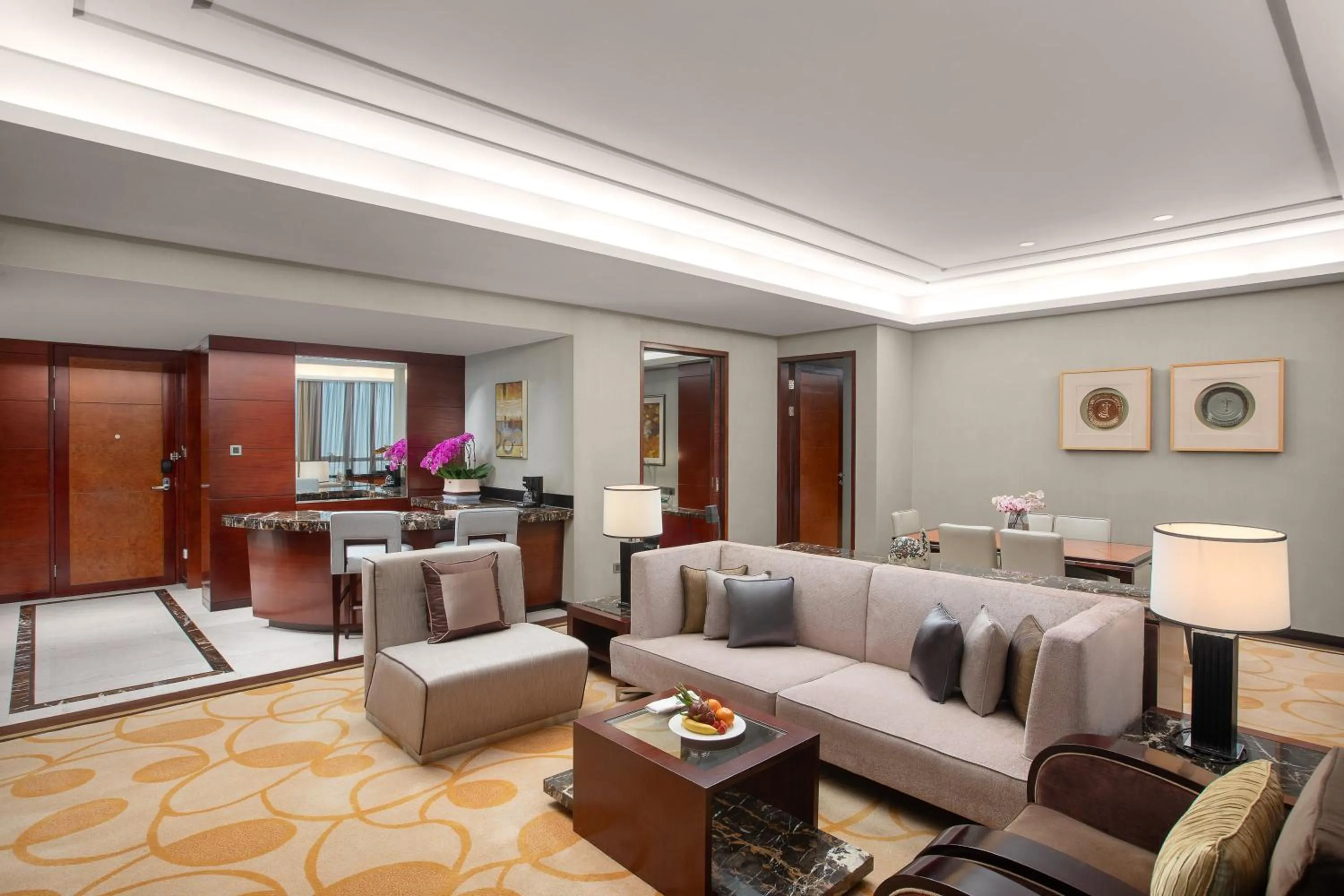 Photo of the whole room in Crowne Plaza Tianjin Binhai Center by IHG
